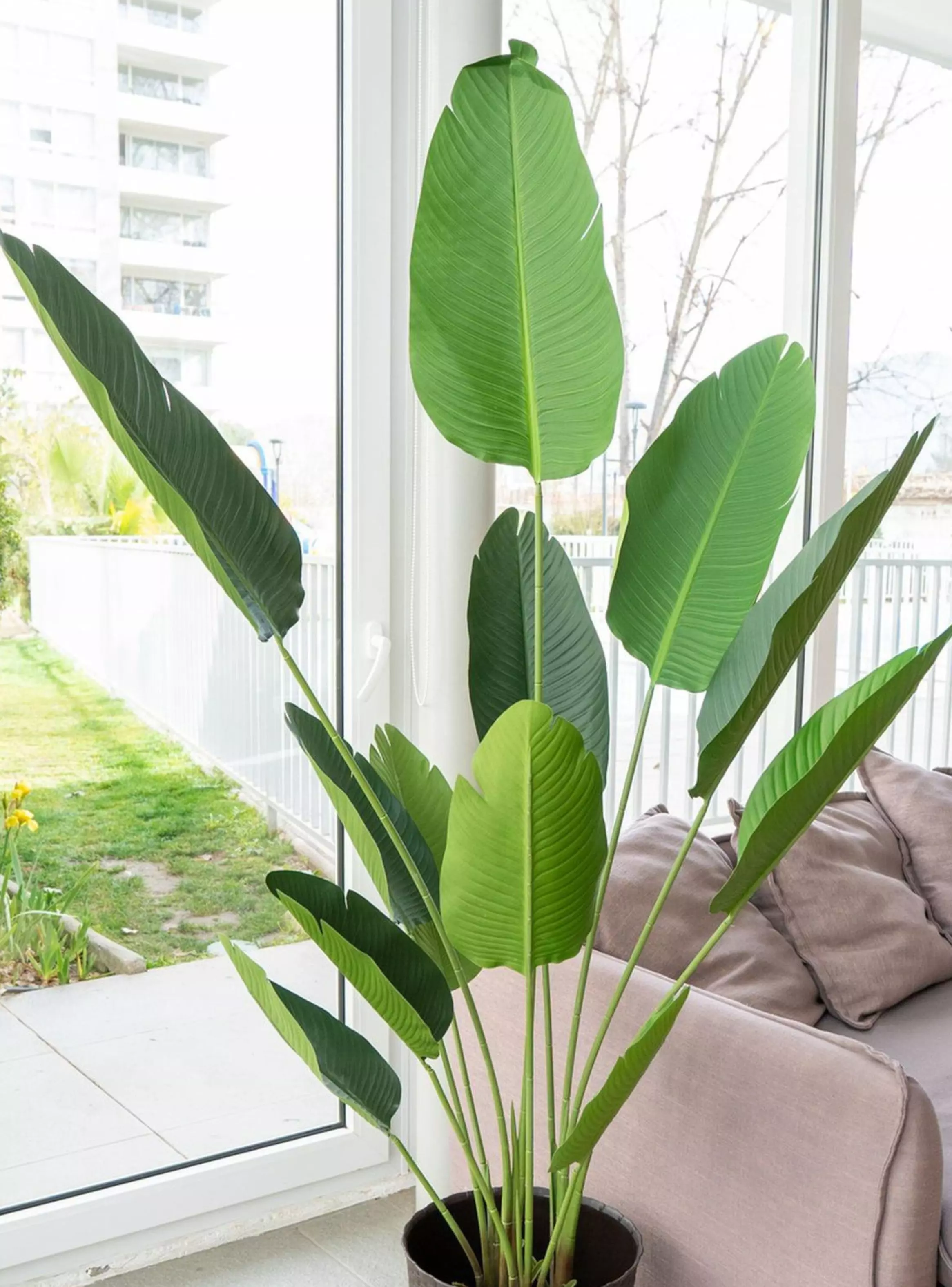 Planta artificial Bird Of Paradise 180 Cm con 12 hojas-3