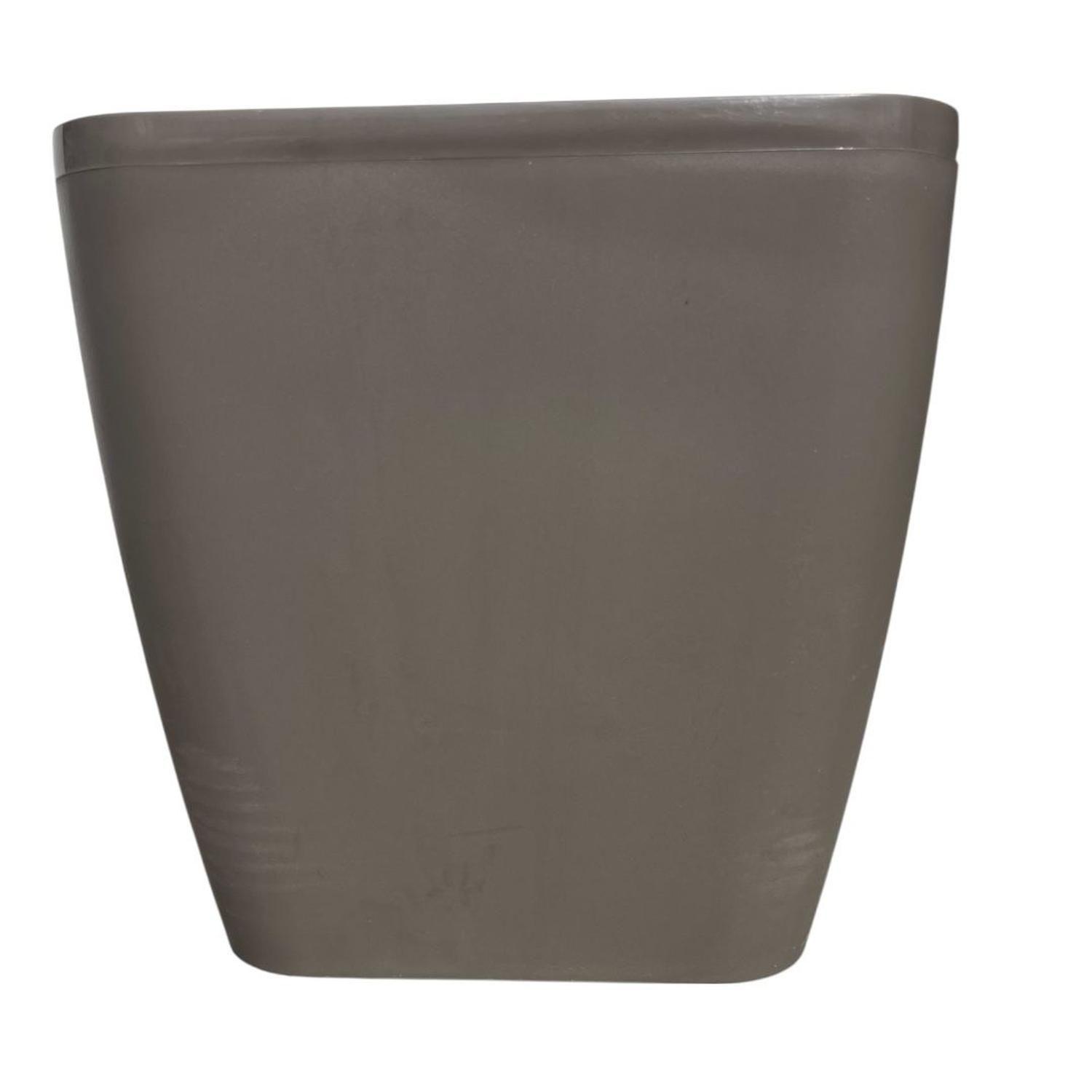 Macetero Nórdico Gris Oscuro L 40 cm 40 x 24 x 30-4