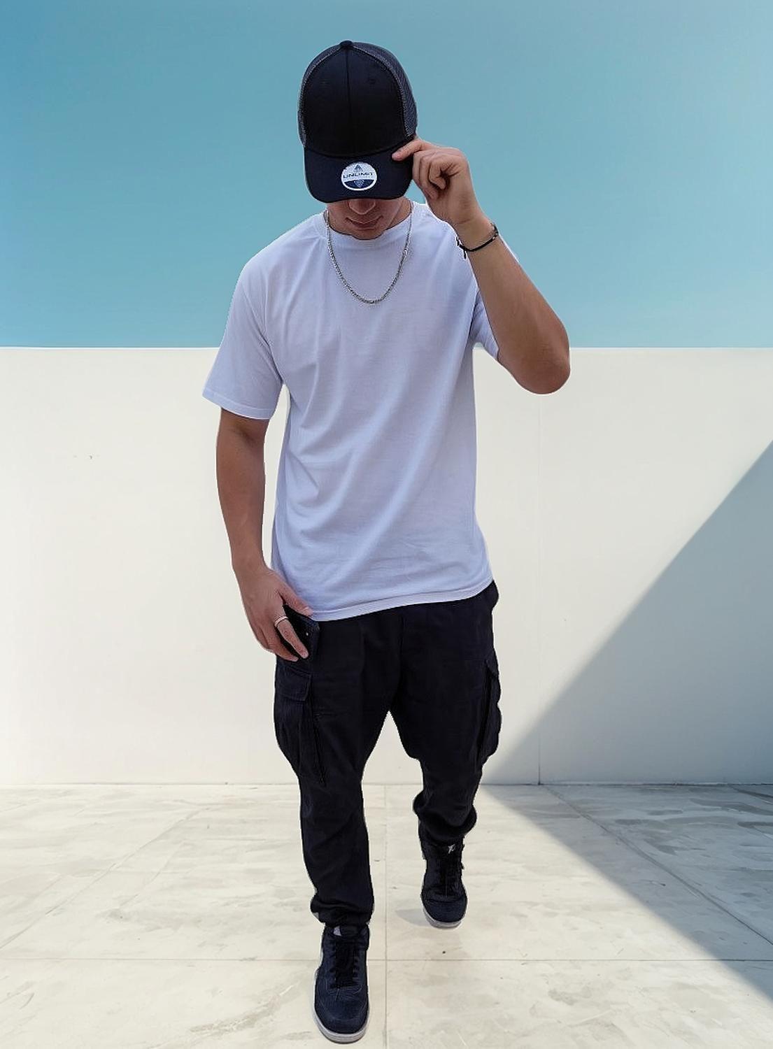 Polera Premium Algodón 100% Manga Corta Basico Estampar-1