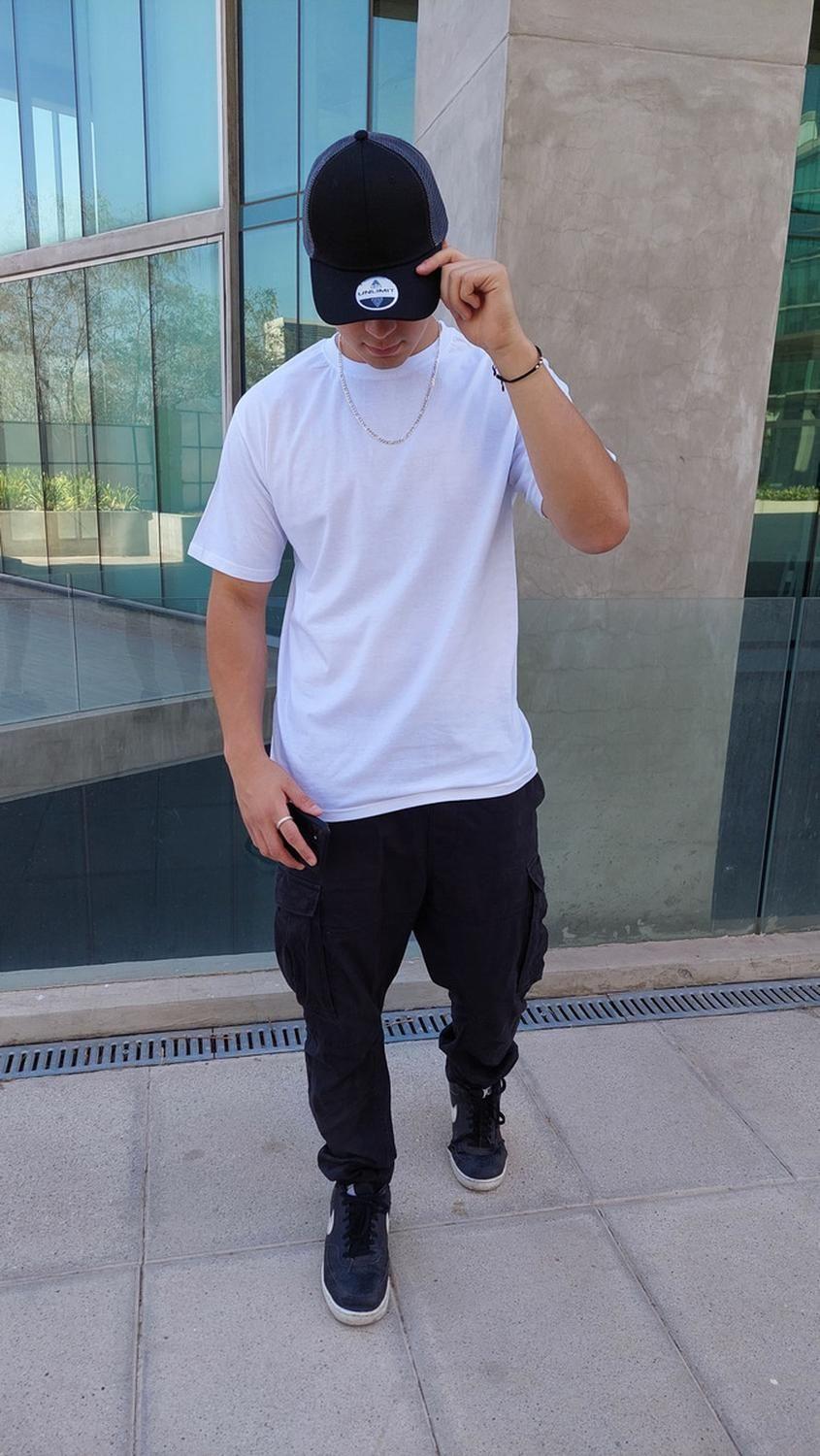 Polera Premium Algodón 100% Manga Corta Basico Estampar-2