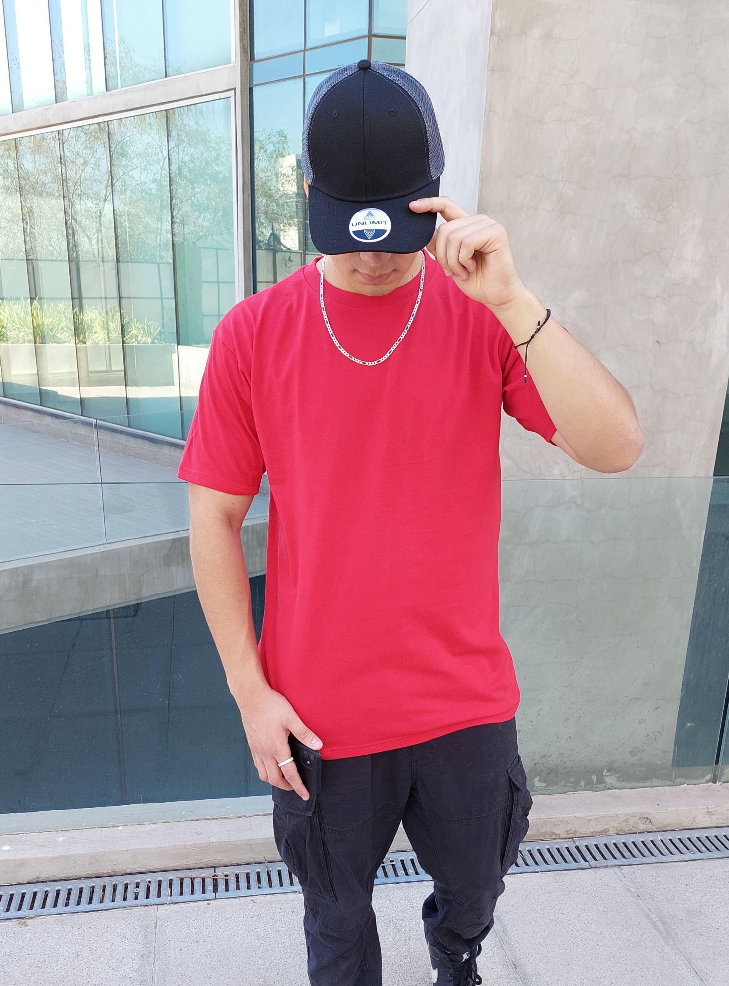 Polera Premium Algodón 100% Manga Corta Basico Estampar-0