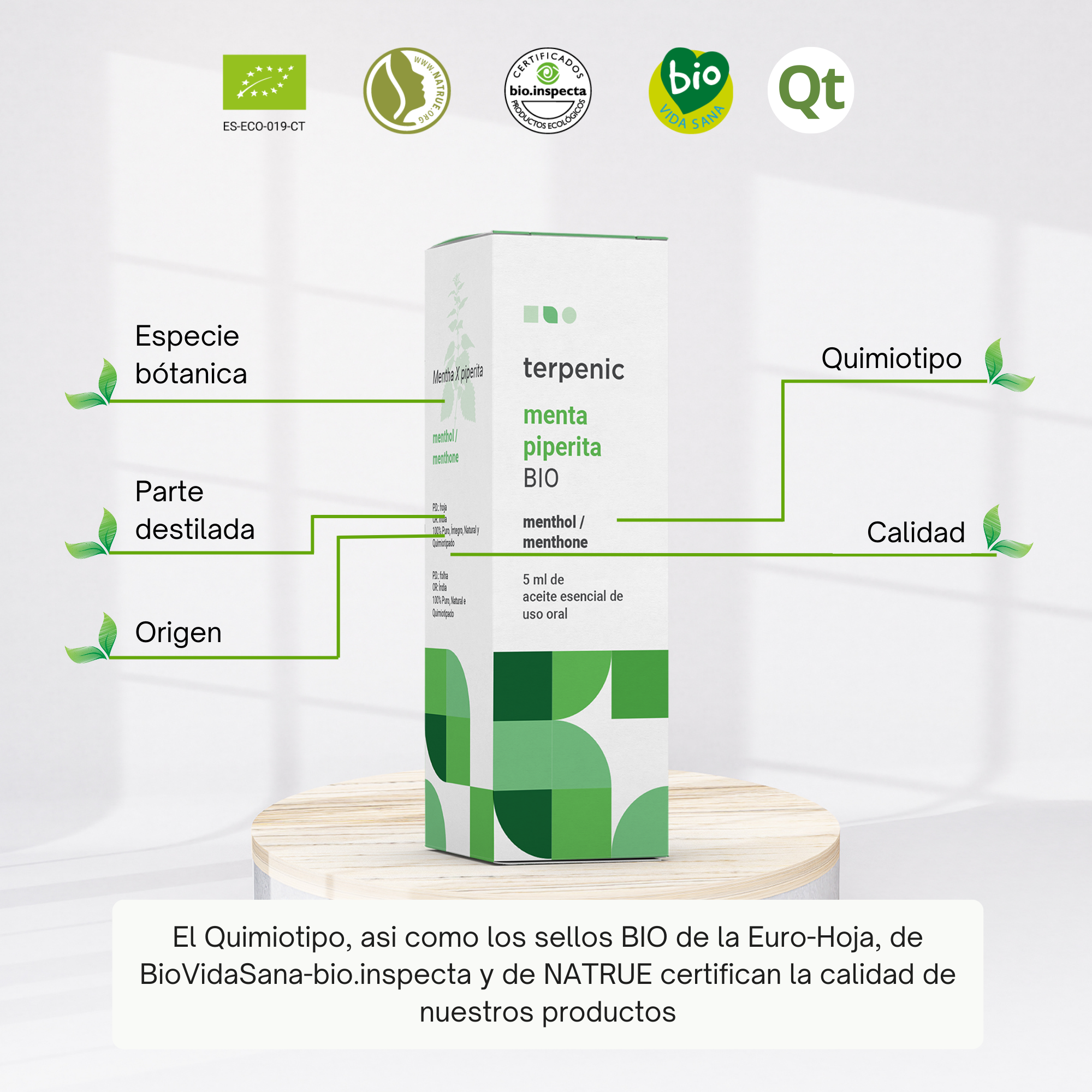 Aceite Esencial de Menta Piperita Bio 5ml-3