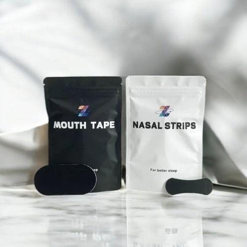 Pack Tiras Nasales + Parche Bucal Negro 30 Unidades C/u-0