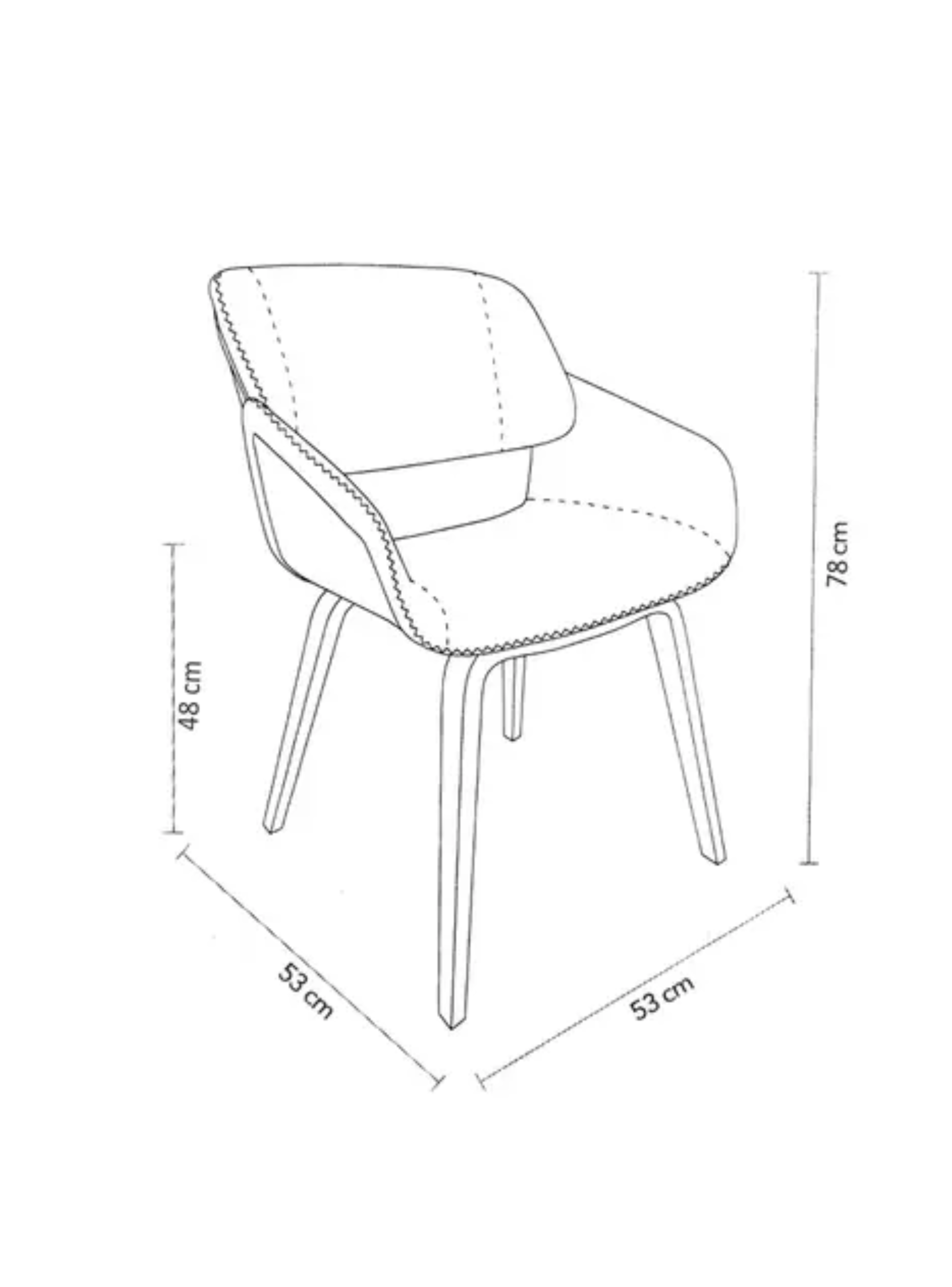 Silla Brooklyn Caf 78x53x53 M Design-3