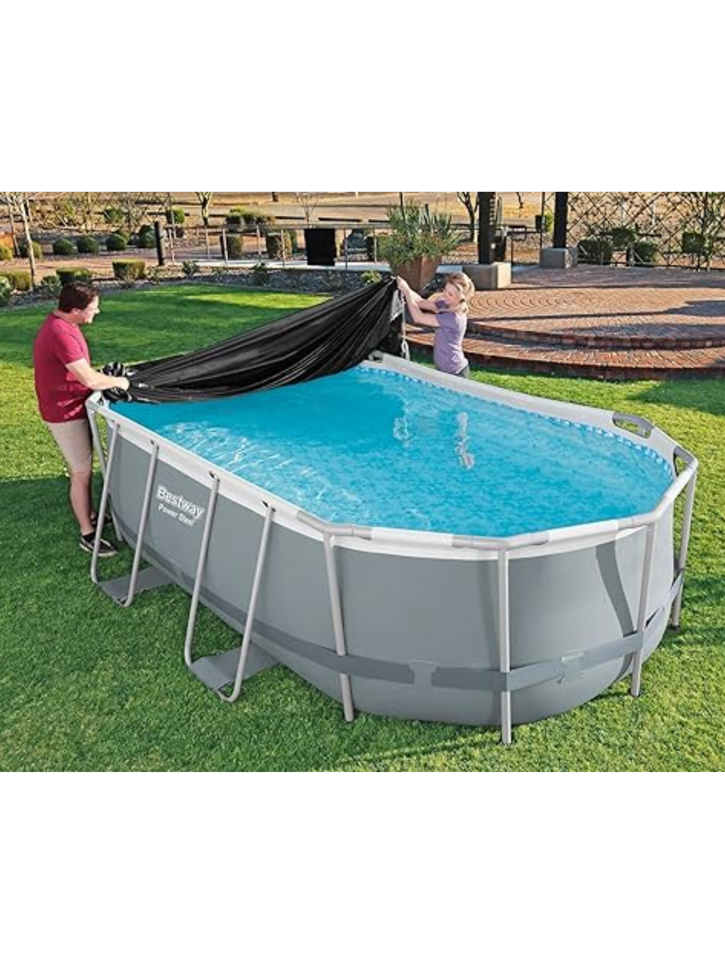 Cobertor Para Piscina Ovalada 427 X 230 CM - Bestway-4