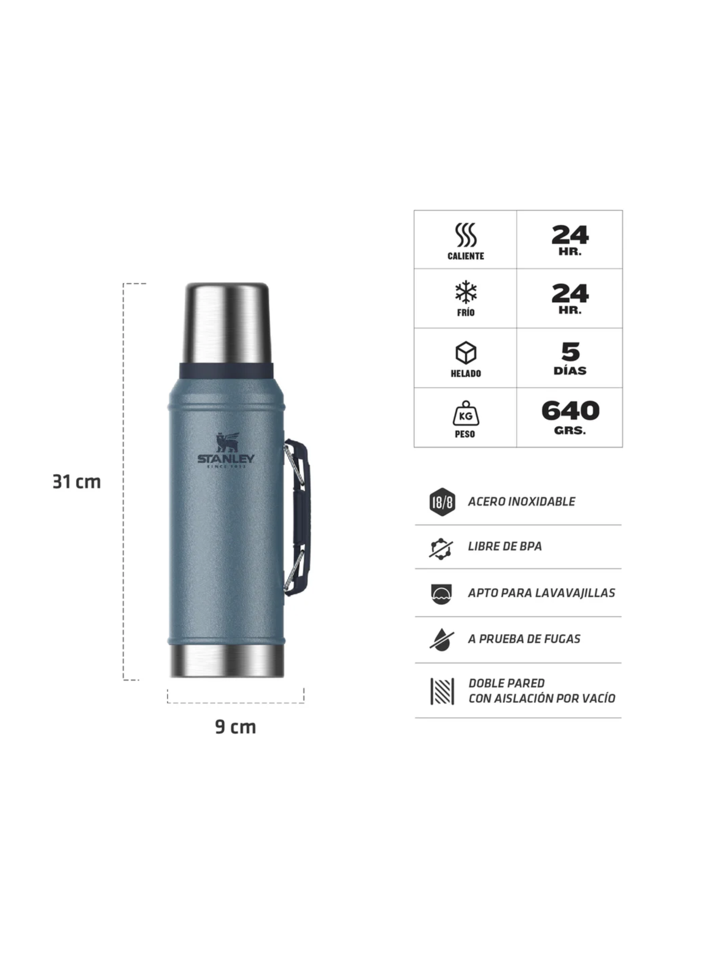 Termo Stanley Classic Lake | 950 ML -2