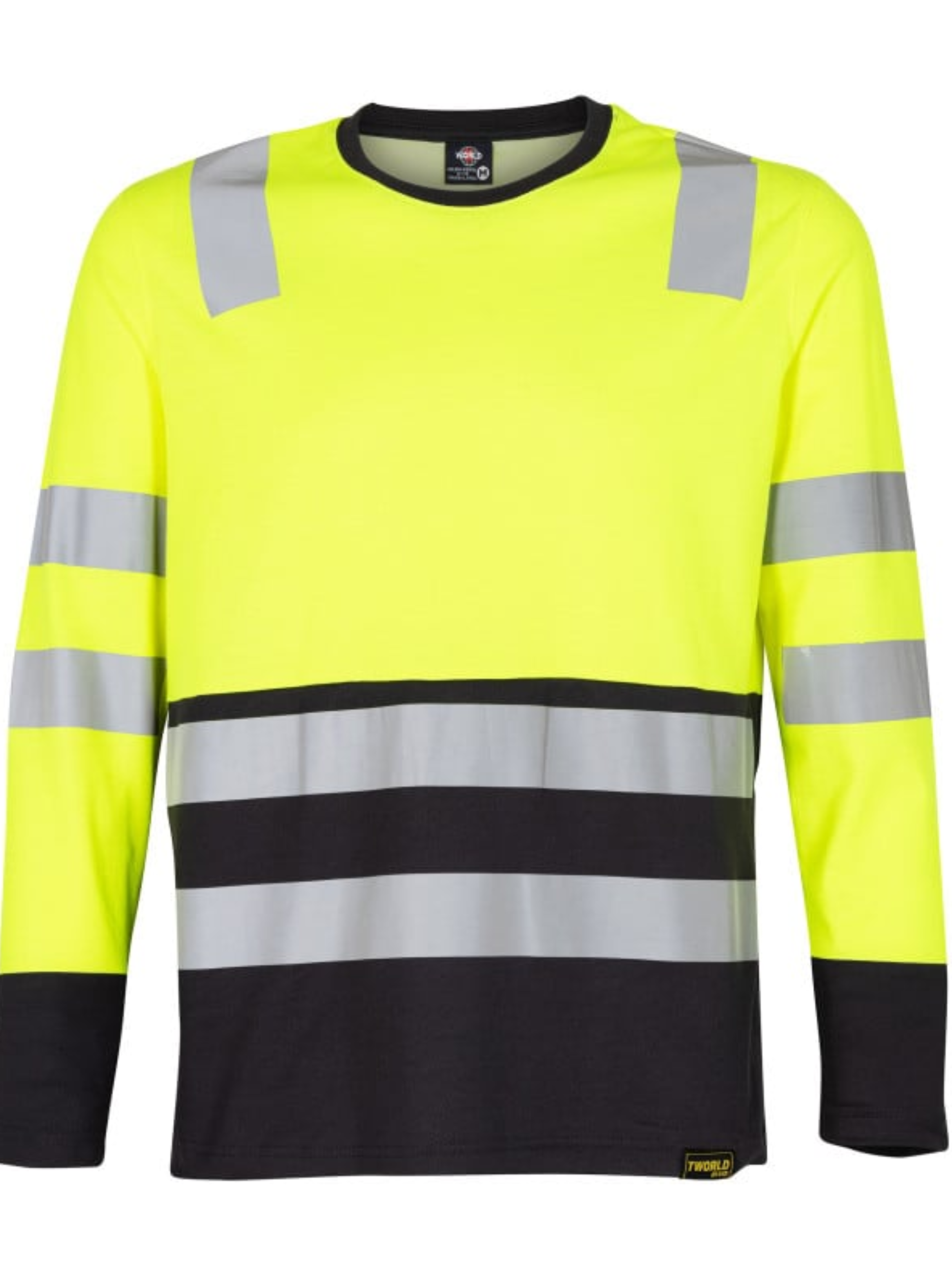 Polera Hibrida HI-VIS Bi Color Manga Larga - Hombre-0