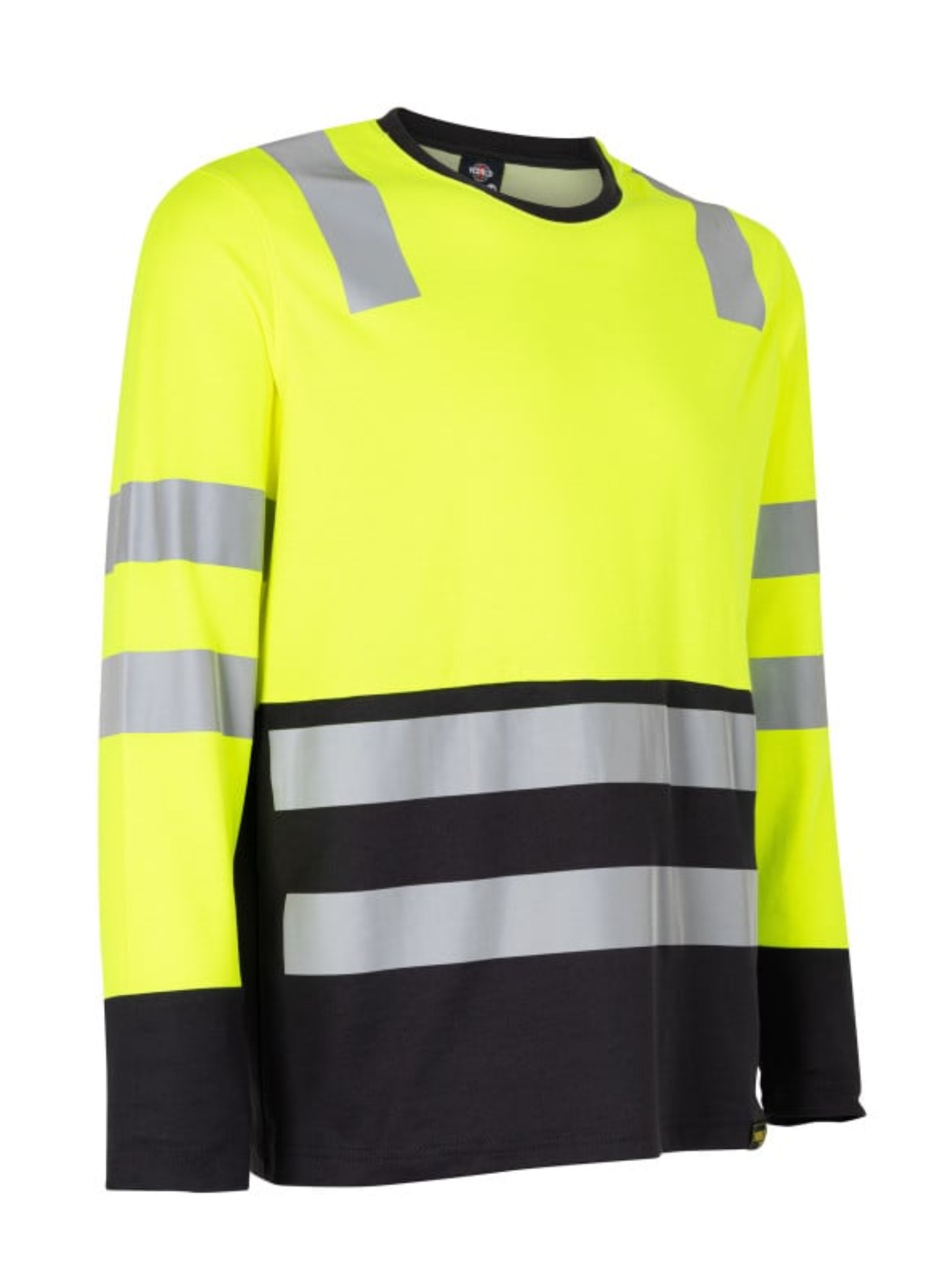 Polera Hibrida HI-VIS Bi Color Manga Larga - Hombre-1