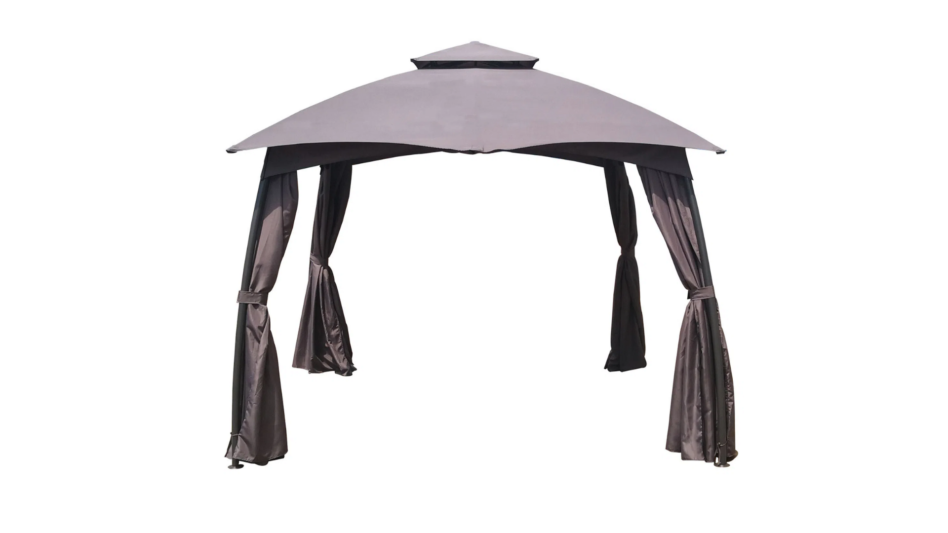 PÉRGOLA METÁLICA CON CORTINAS 3x3 MTS - BORIS - OUTZEN-3