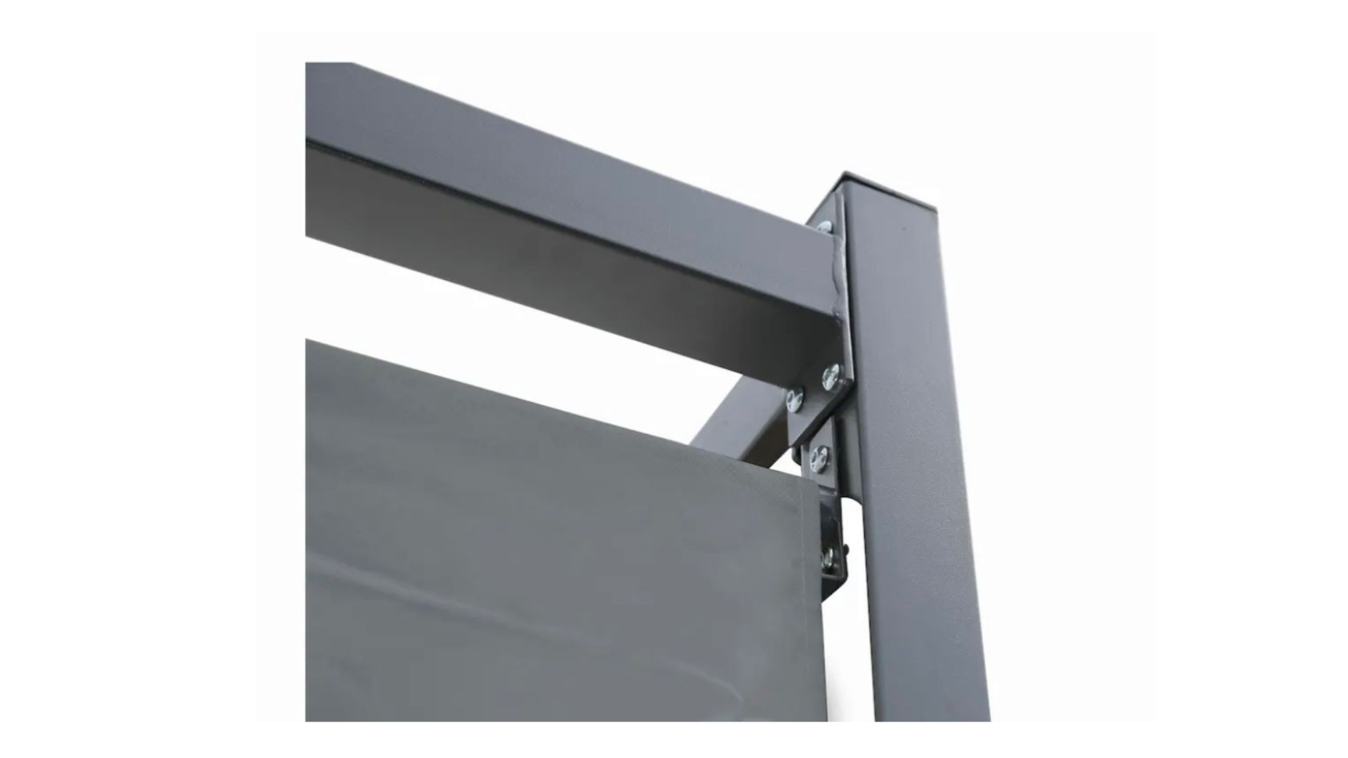 Pérgola 3x3x2,3 m Albany - Gris Oscuro - Outzen-2