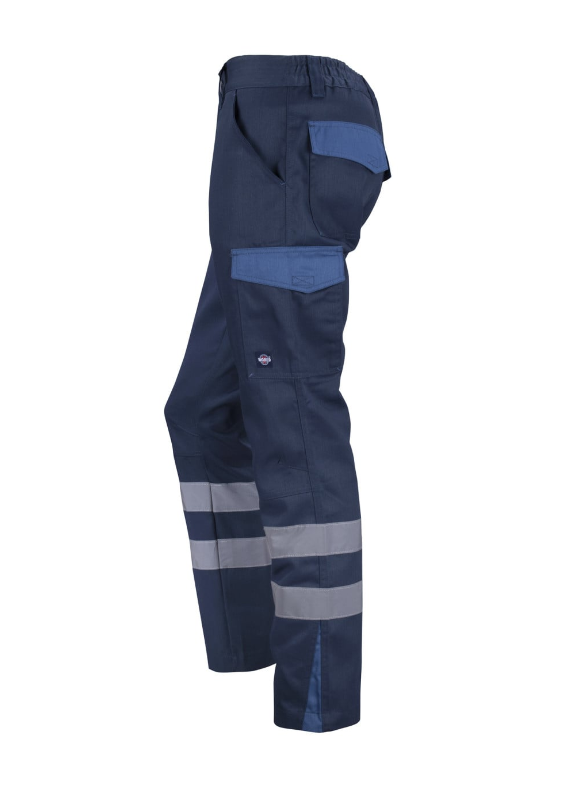 Pantalon Cargo Gabardina Bi Color Con Cinta Hombre T World-1