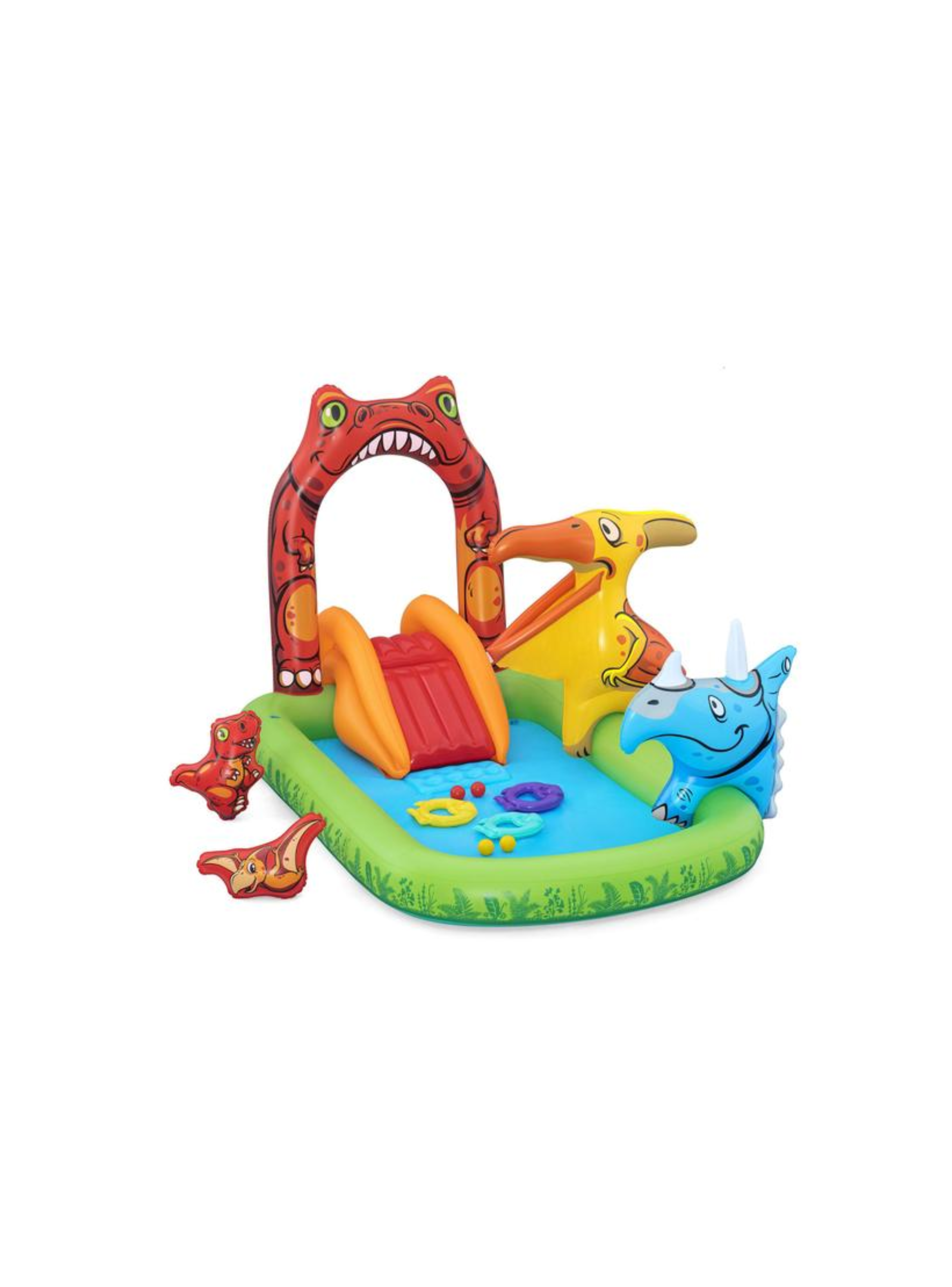 Piscina Inflable Acu tico Jurassic Splash 241x140x137 Cm-2