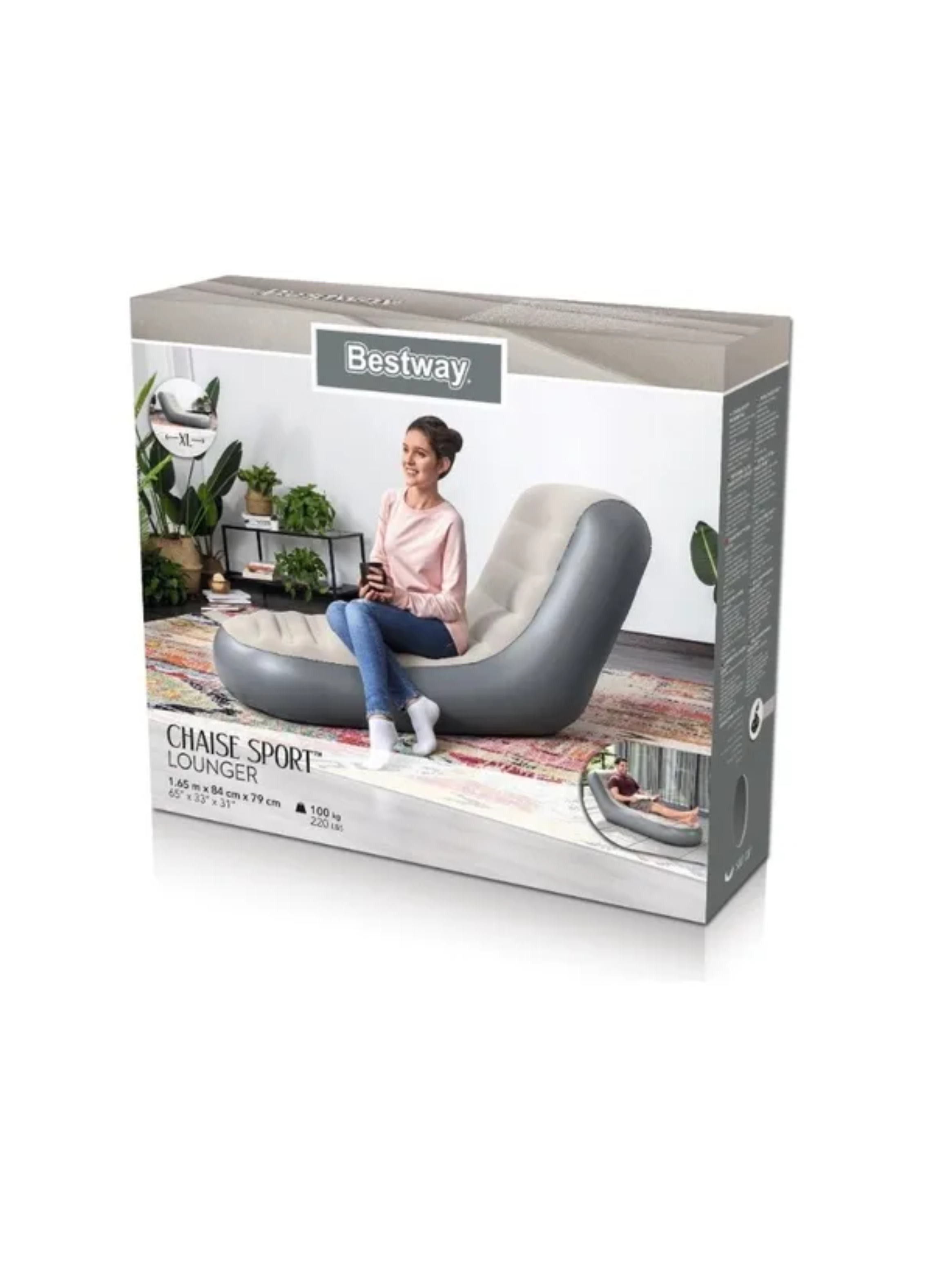 Colchon Inflable - Sillon Lounger 165x84x79 Cm - Bestway-2