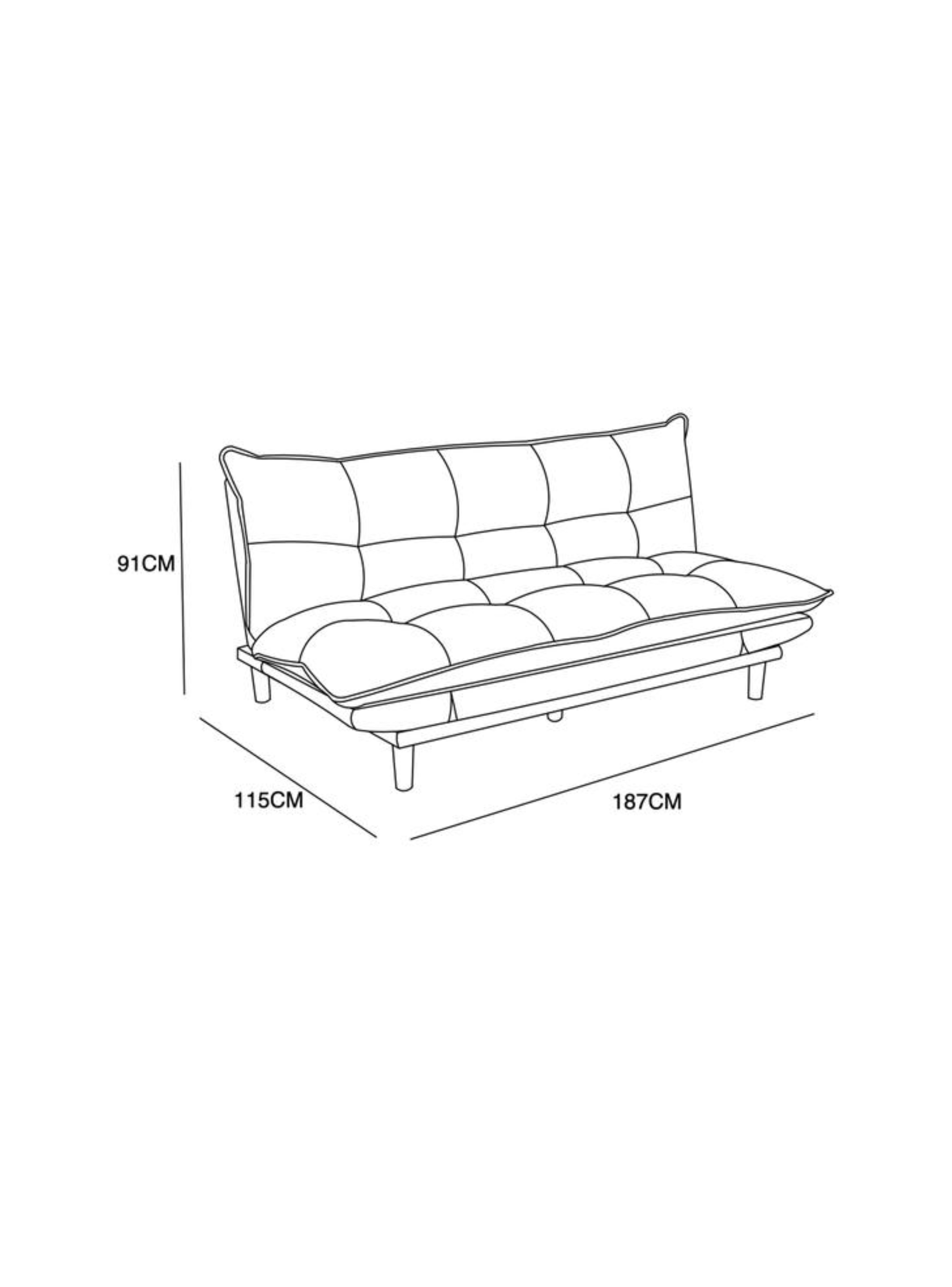 Futon Kiara 187 x 115 x 91 Cm M Design-6
