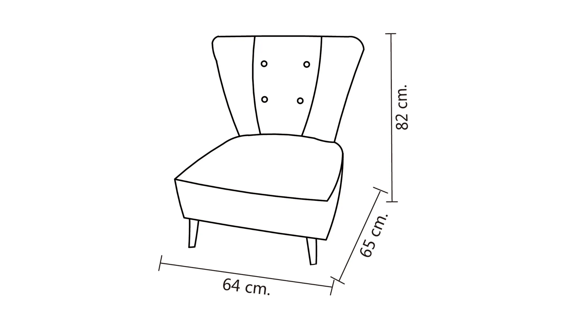 Sitial Adelfa Azul  82 x 64 x 65 - M+ DESIGN-3
