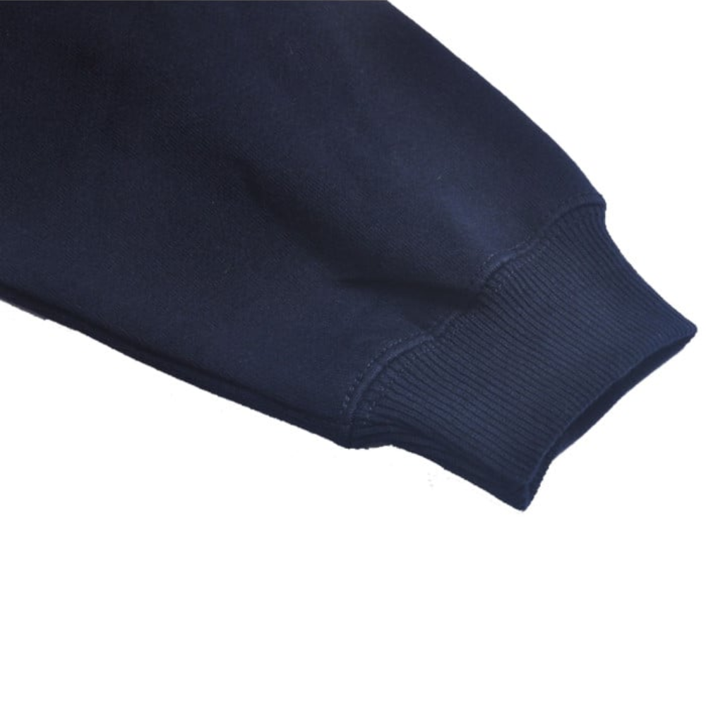 Poleron Basico Azul Marino Unisex 65% Algodon-2