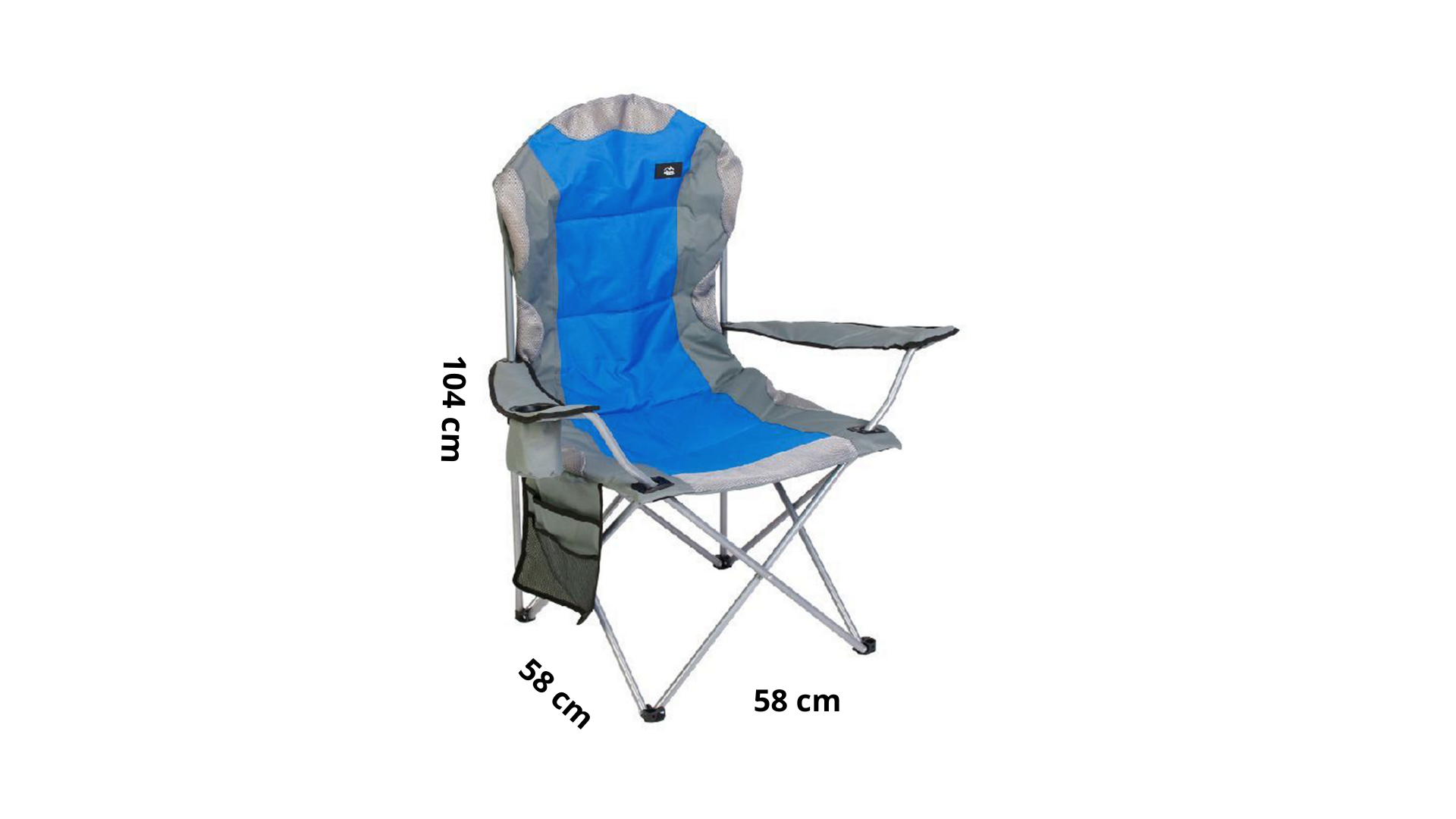 Silla Camping con Apoyabrazos Acolchada Alpes-1