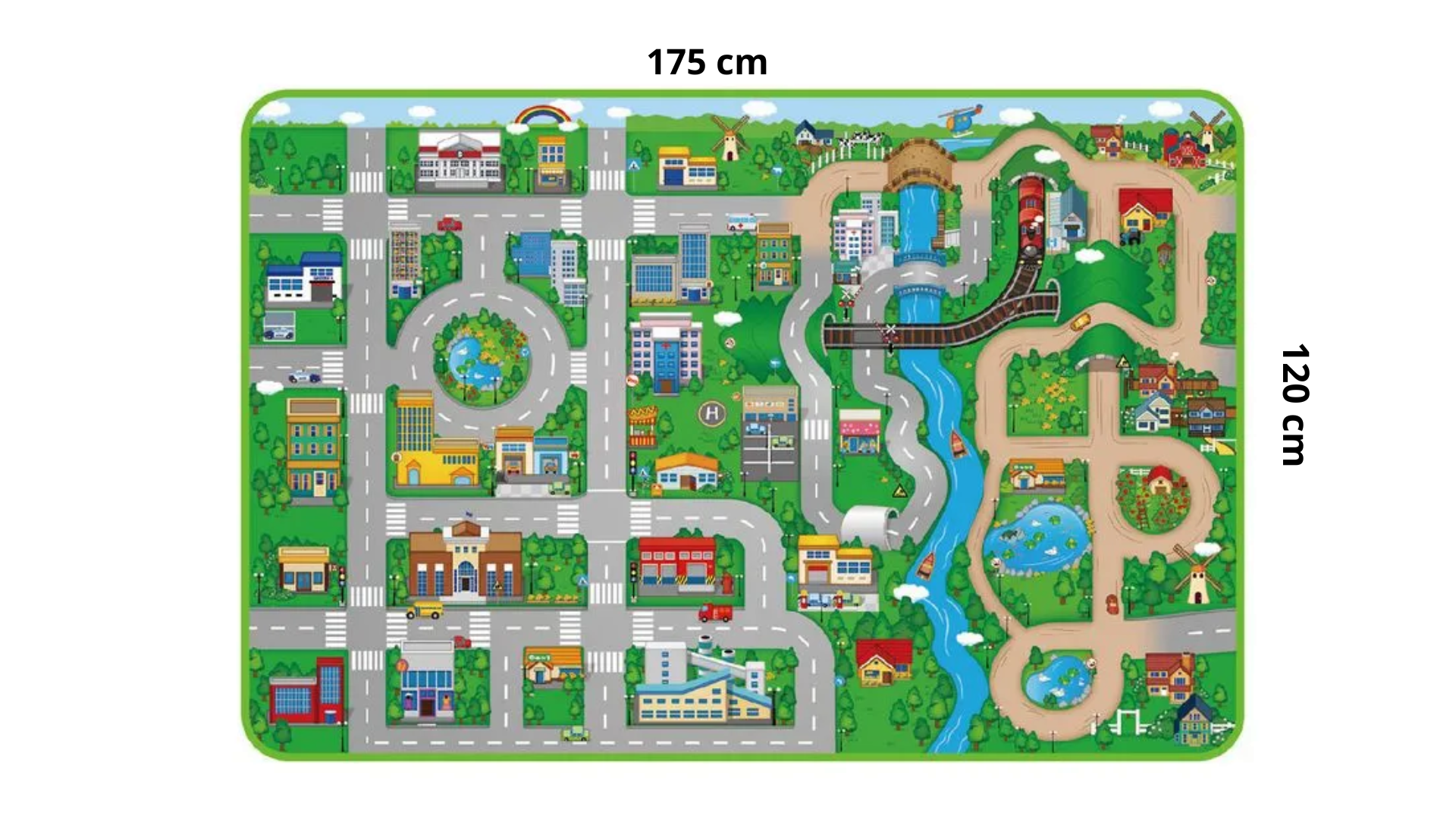 ALFOMBRA INFANTIL  120x175 cm - CALLES - COTIDIANA-1