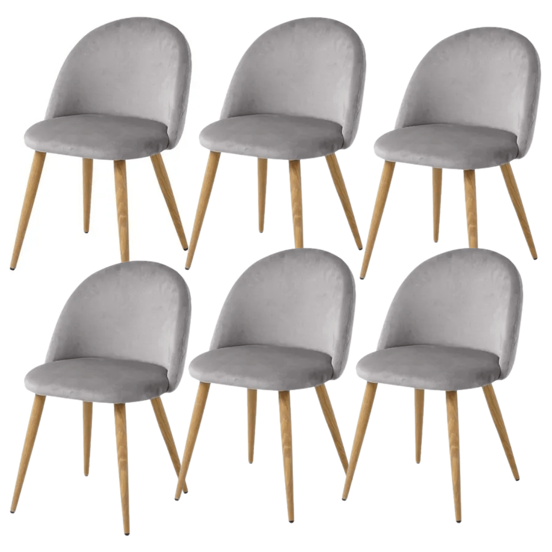 Pack de Sillas Nordem velvet wood - 4 sillas-1