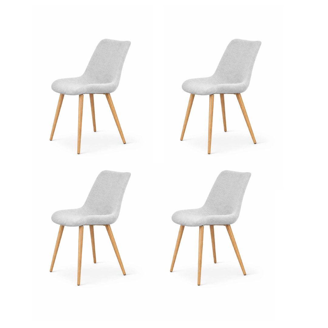 Pack de silla Arpi lino wood - Pack de 4 sillas-0