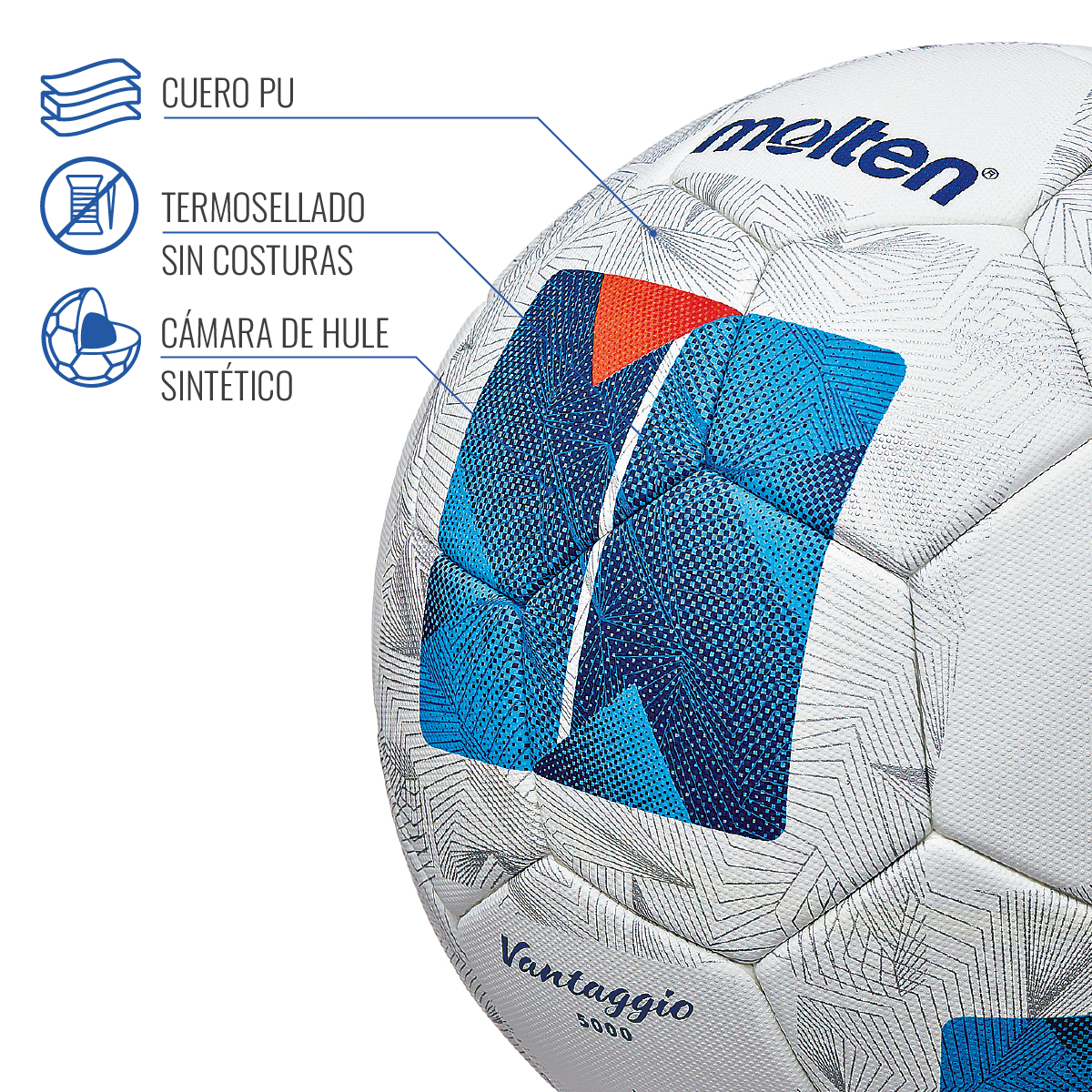Balón fútbol molten vantaggio 5000 - N°5 - FIFA QUALITY-2