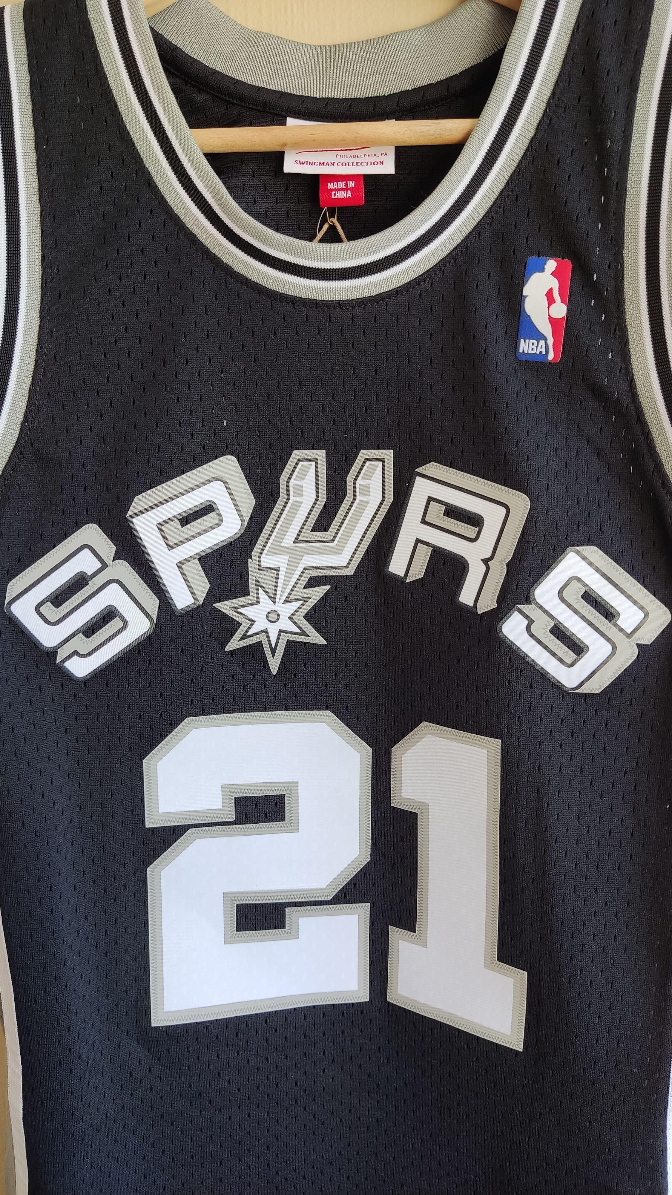 Camiseta NBA Tim Duncan San Antonio Spurs-1