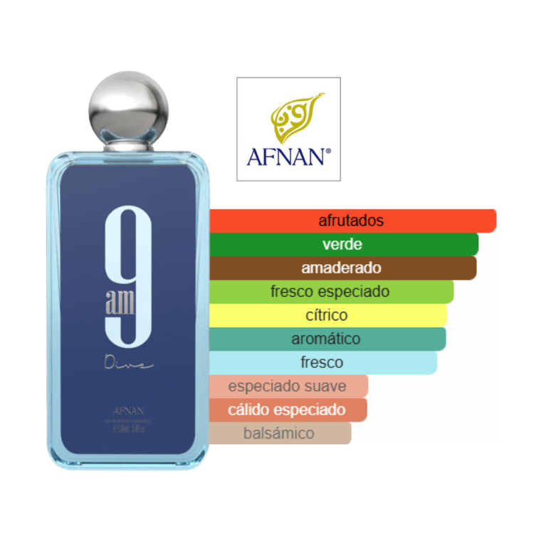 Afnan 9 am Dive EDP 100 ML Unisex-1