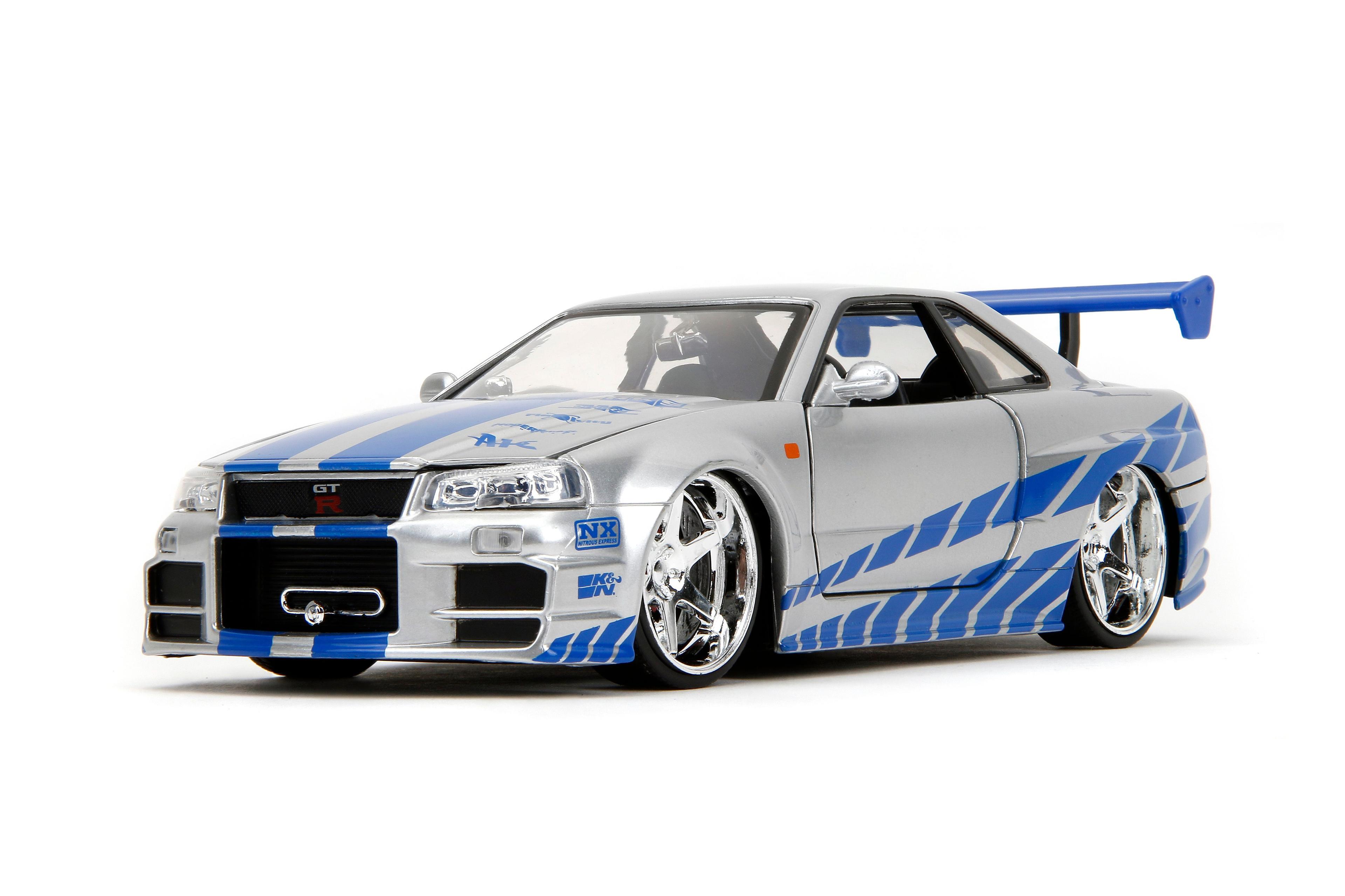 Brian's Nissan Skyline GT-R (R34) Rapido y Furioso 1:24-0