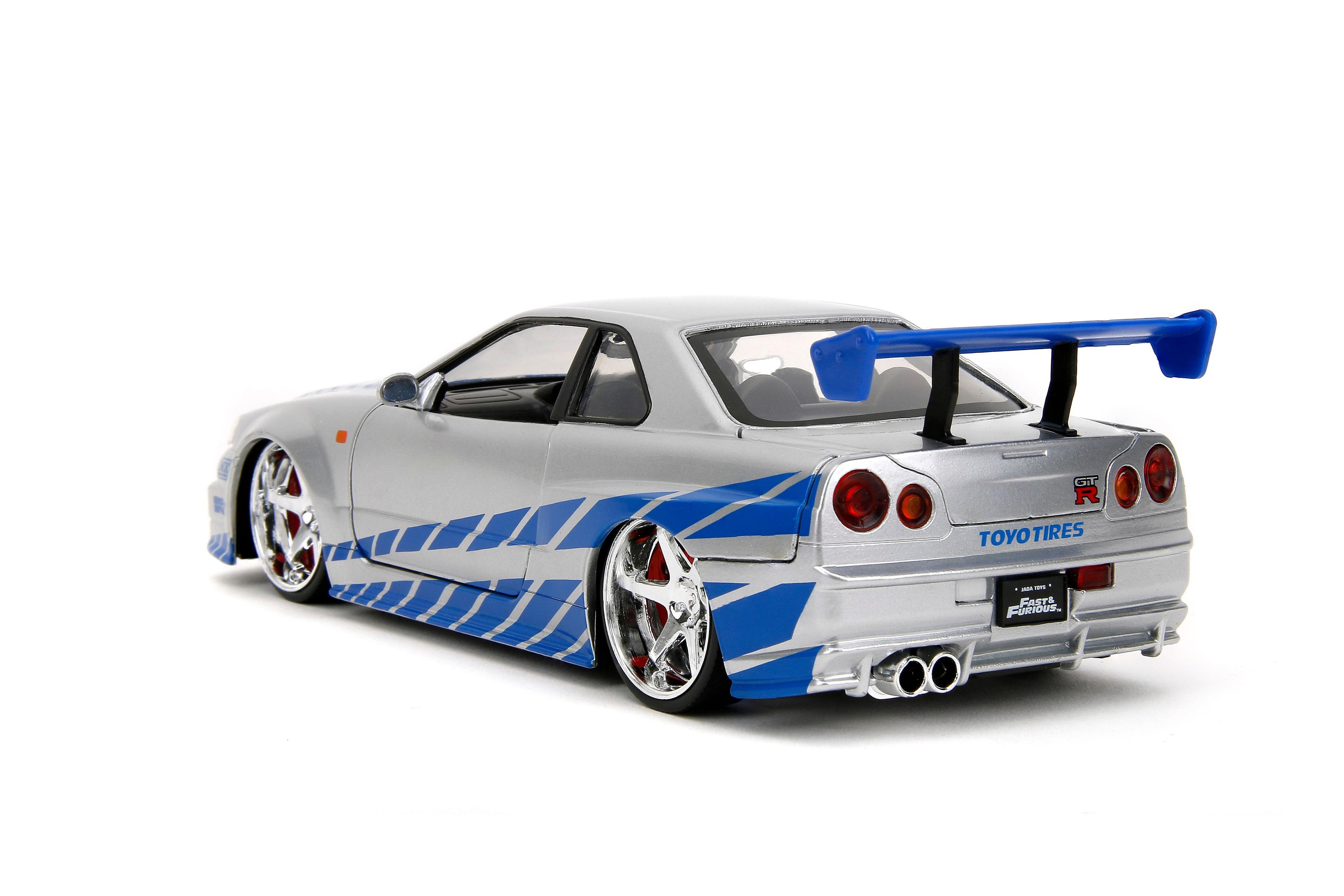 Brian's Nissan Skyline GT-R (R34) Rapido y Furioso 1:24-4