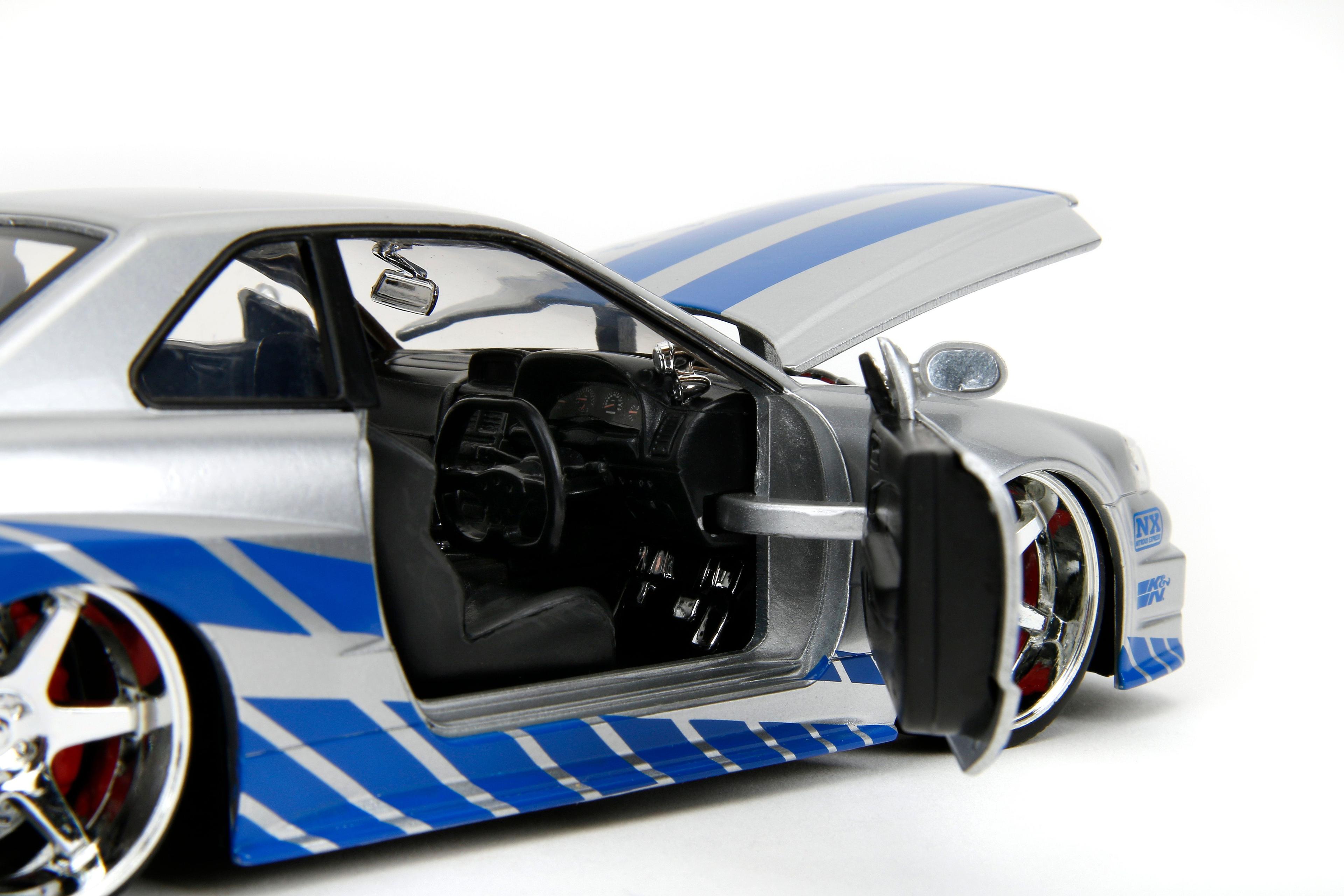 Brian's Nissan Skyline GT-R (R34) Rapido y Furioso 1:24-6