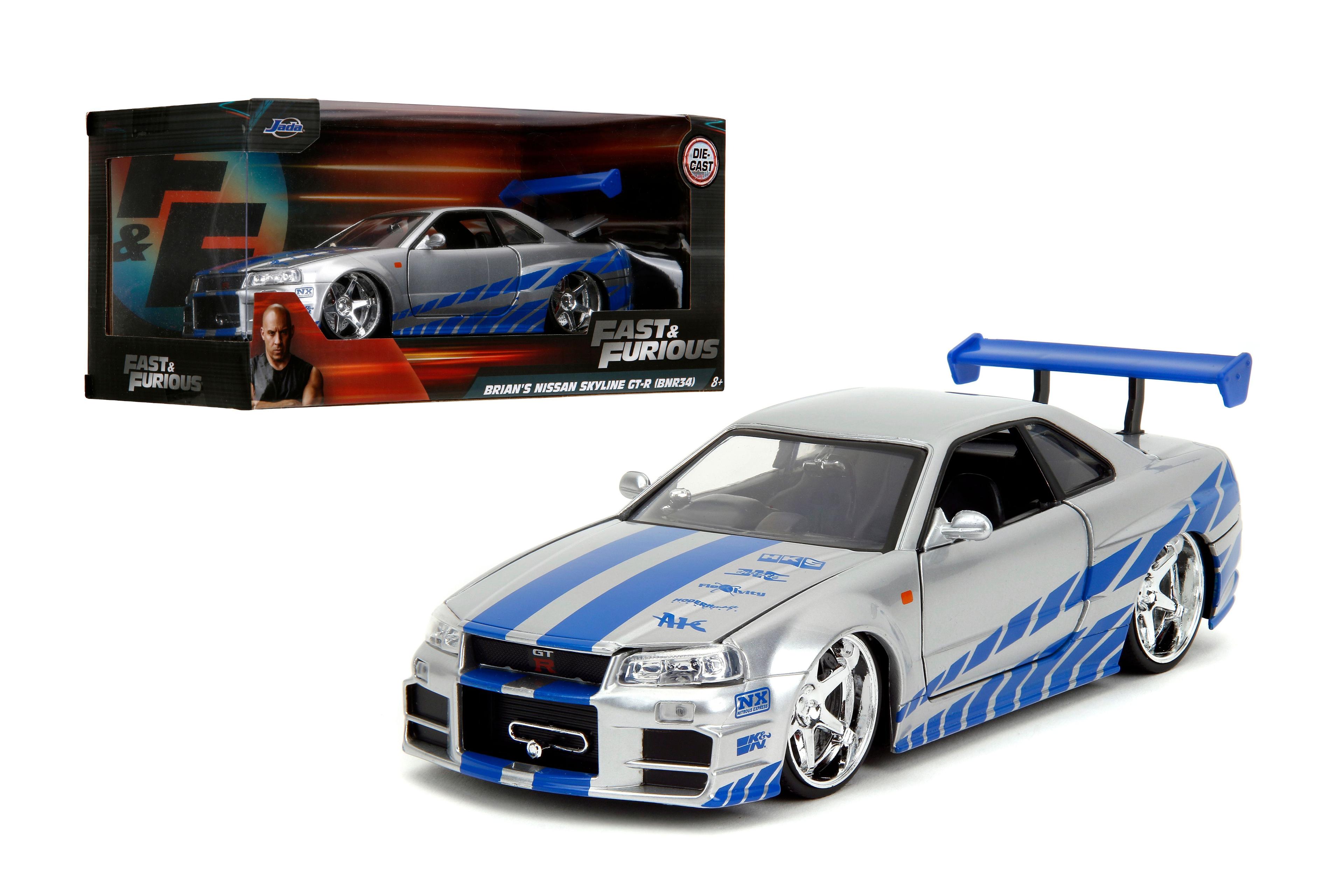 Brian's Nissan Skyline GT-R (R34) Rapido y Furioso 1:24-7