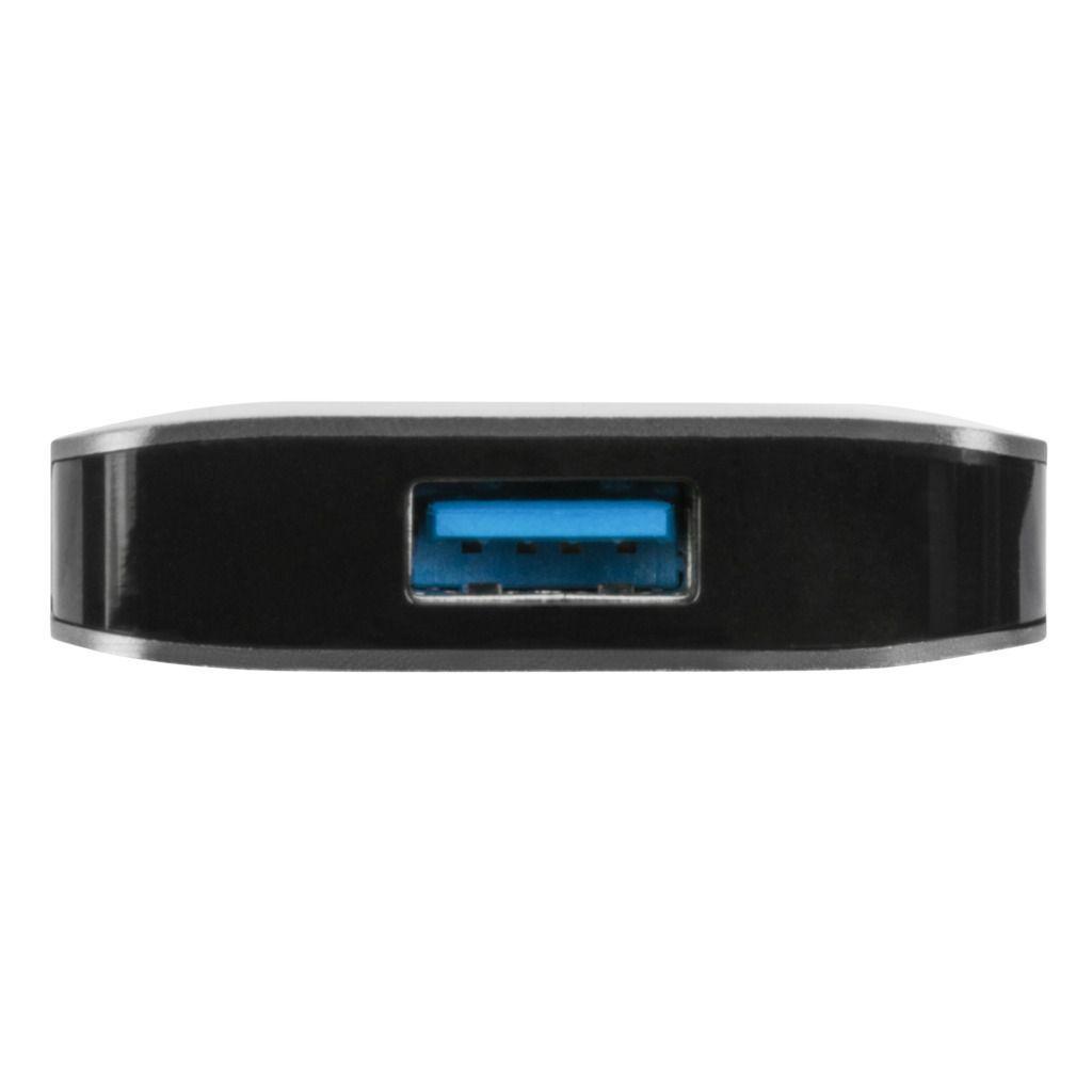 Hub Targus USB-C a 4 Puertos USB-A 3.0 - Plata-5
