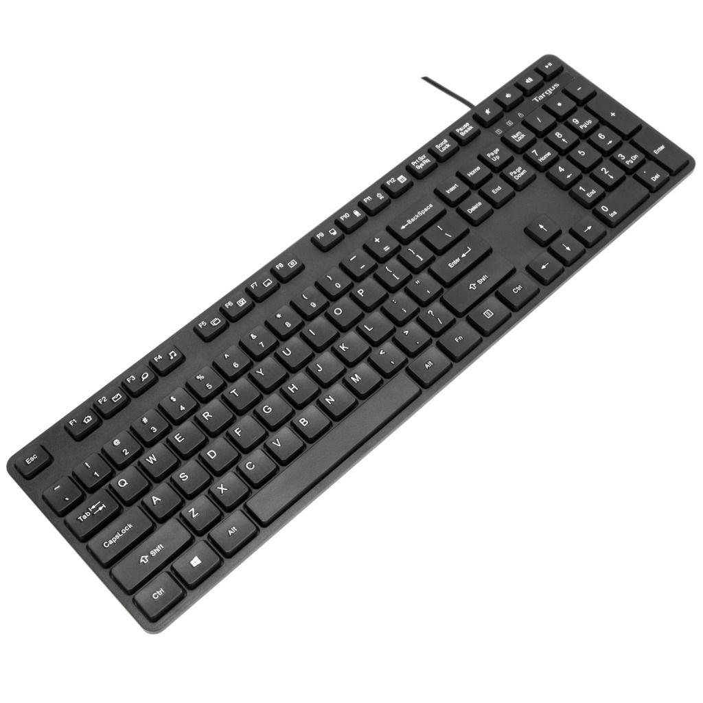 Teclado Targus con Cable USB Estándar 108 Teclas QWERTY - Negro-2