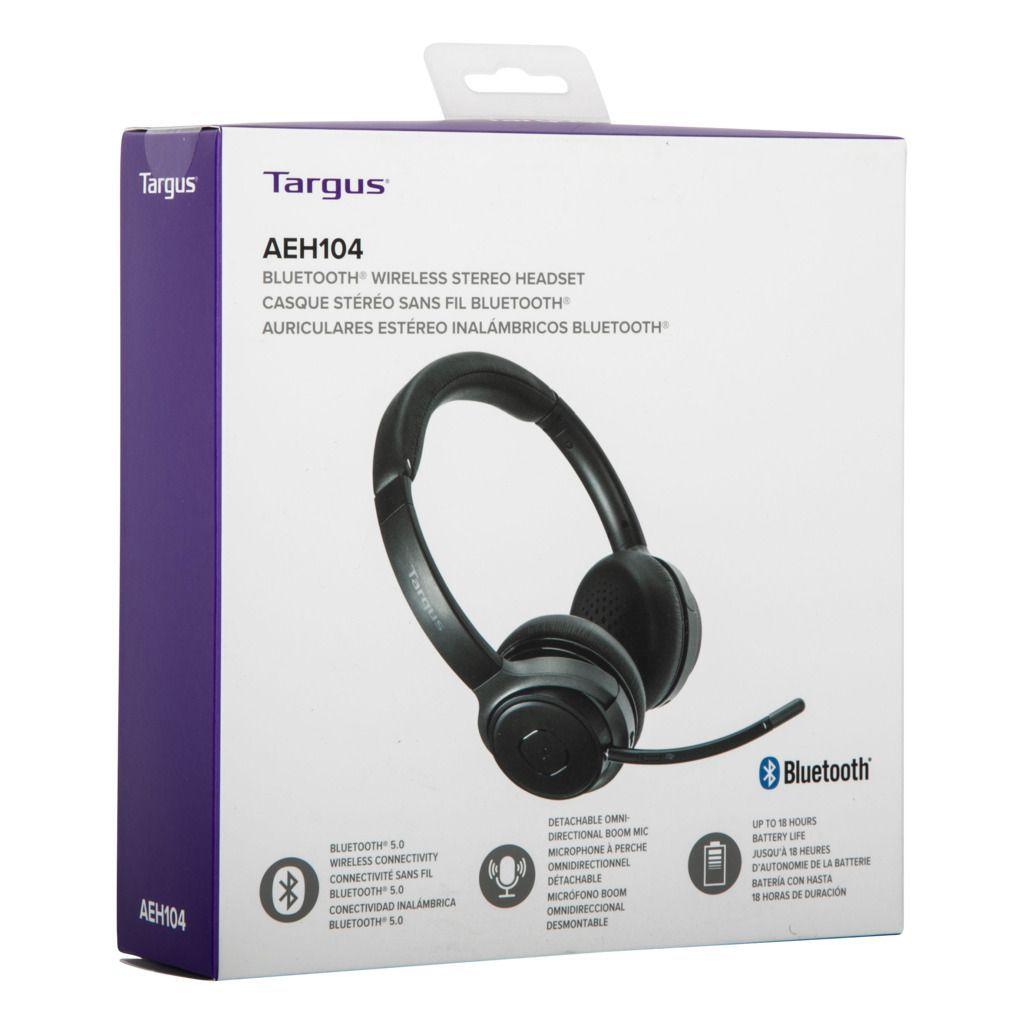 Audífonos Targus Estéreo Bluetooth con Micrófono Boom Desmontable - Negro-4