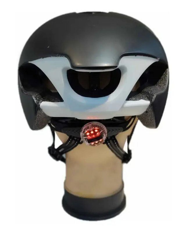 Casco Ajustable para Bicicleta con Luz De Emergencia-1