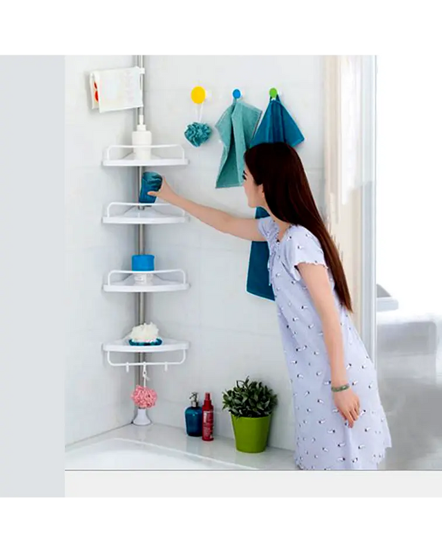 Rack Esquinero Para Duchas 2,6 m-1