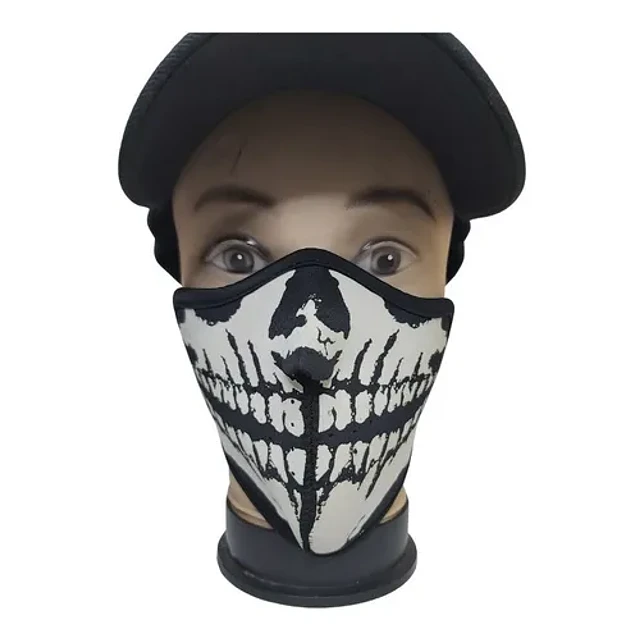 Mascarilla Calavera de Moto-1