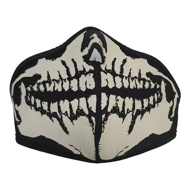 Mascarilla Calavera de Moto-0