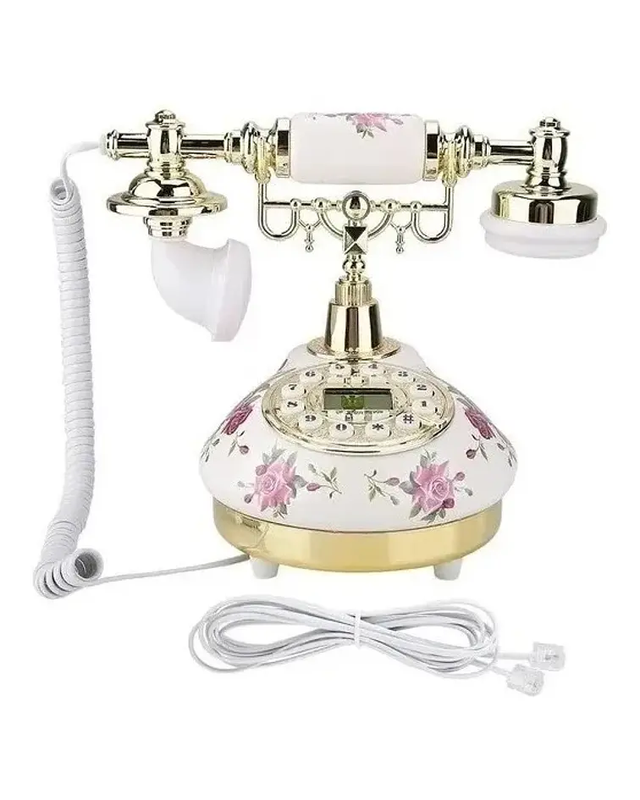 Telefono Fijo de Ceramica Diseño Retro-0