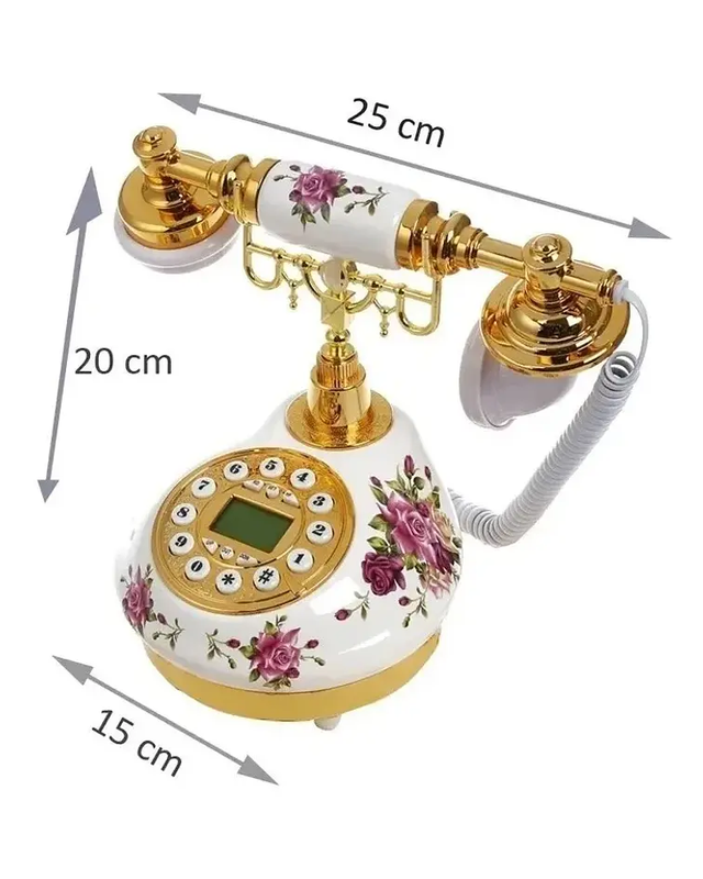 Telefono Fijo de Ceramica Diseño Retro-2