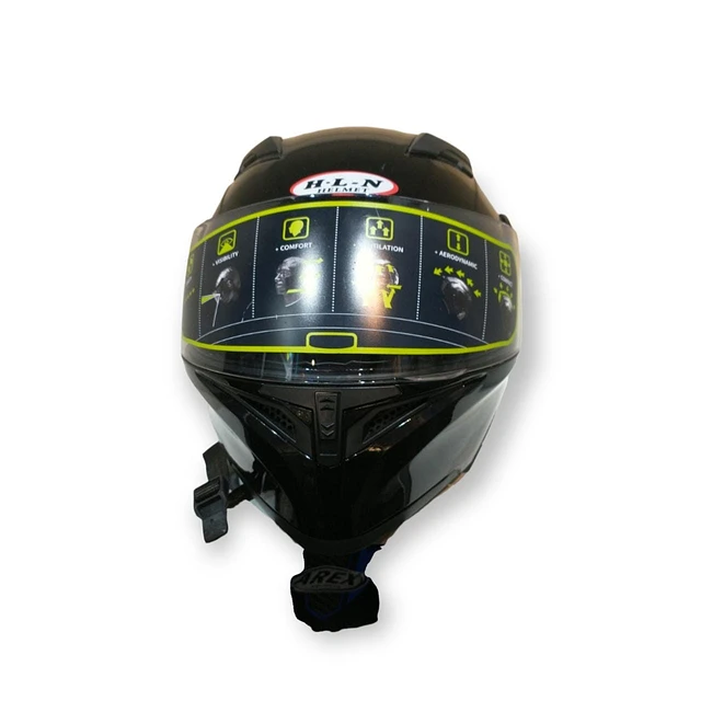 Casco Moto Abatible H.L.M -0