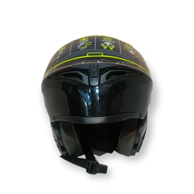 Casco Moto Abatible H.L.M -2
