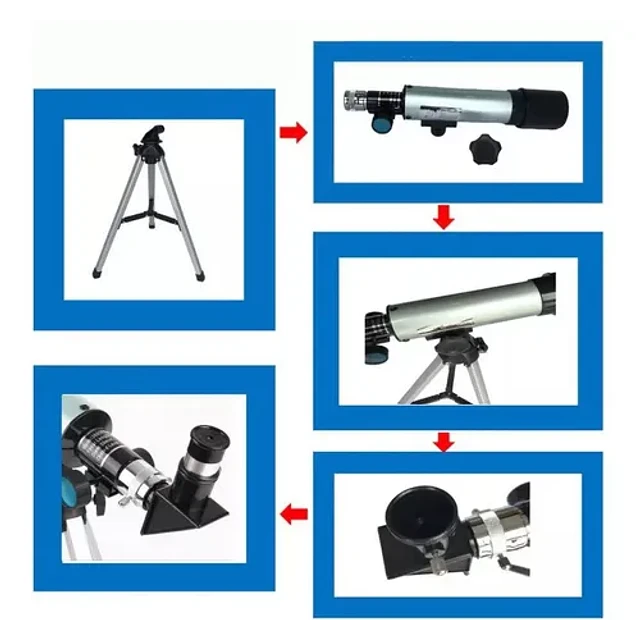 Telescopio Astronomico Profesional con Tripode-3
