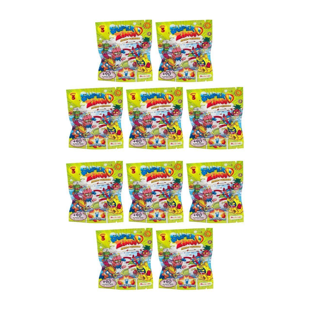 Superzings Pack 10 Sobres Serie 3 + 10 Sobres Serie 4-2