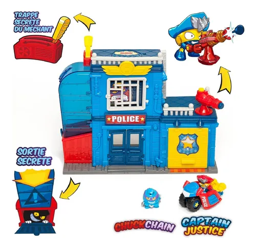 SuperZings Playset Estacion De Policia Original Superthings-1