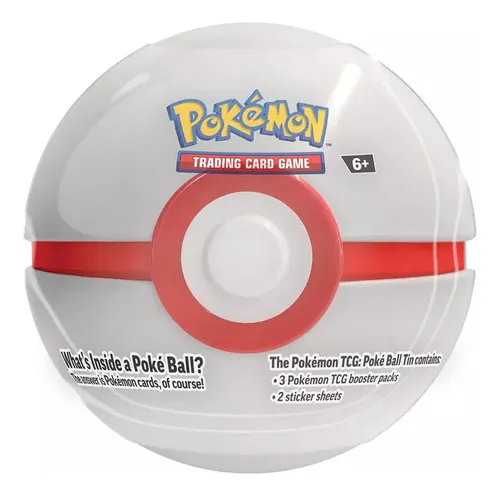 Cartas Pokémon Tcg Pokeball Tin 2024 3 Sobres Español Pokebola Metálica-2