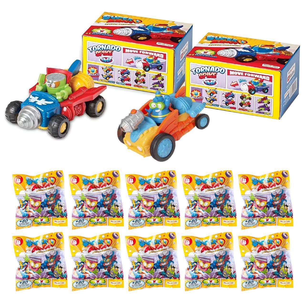 Superzings Pack 2 Megajets + 10 Sobres Serie 4 Superthings-3