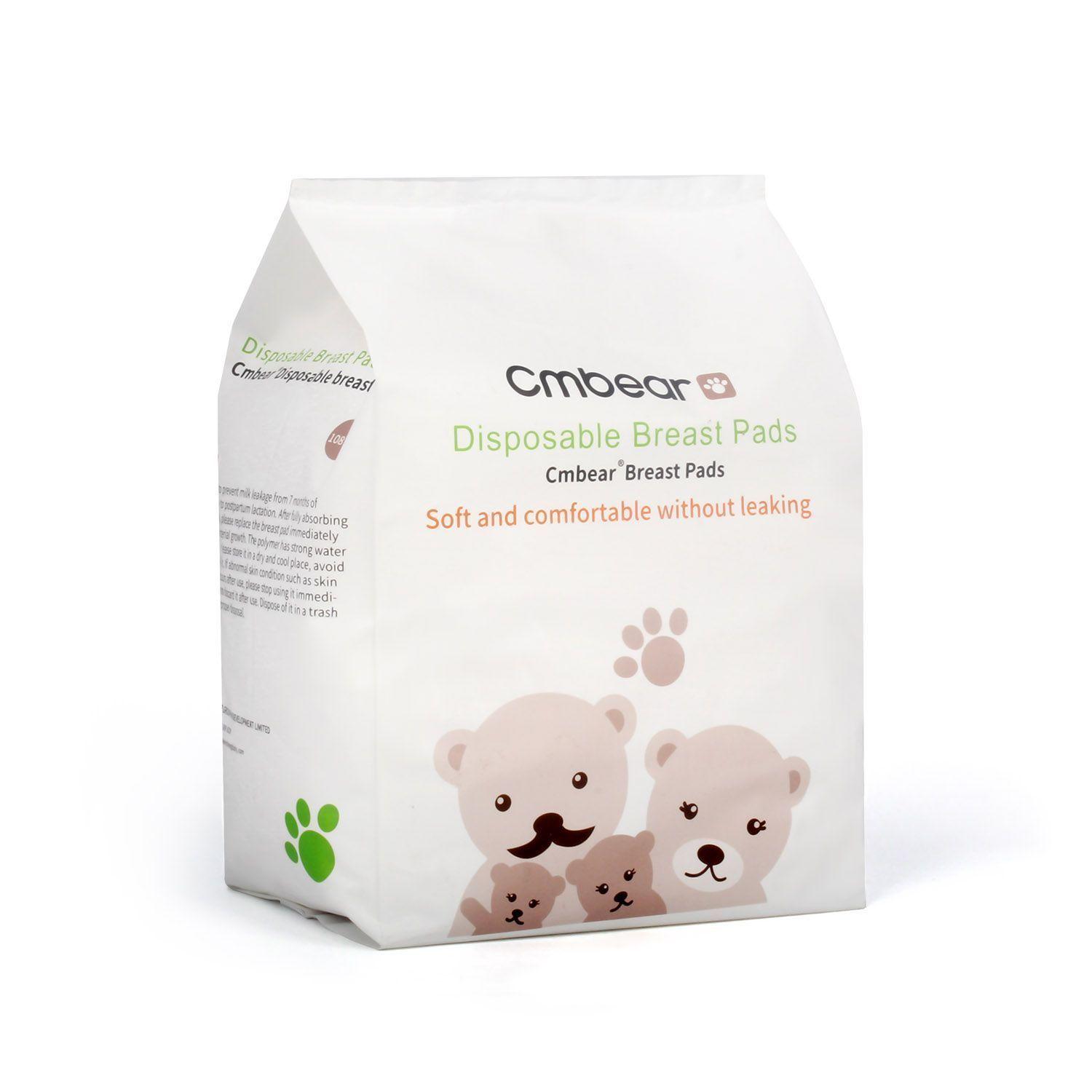 Absorbentes de Leche Desechables Cmbear 108u | Cómodos, Discretos y Ultra Absorbentes-0