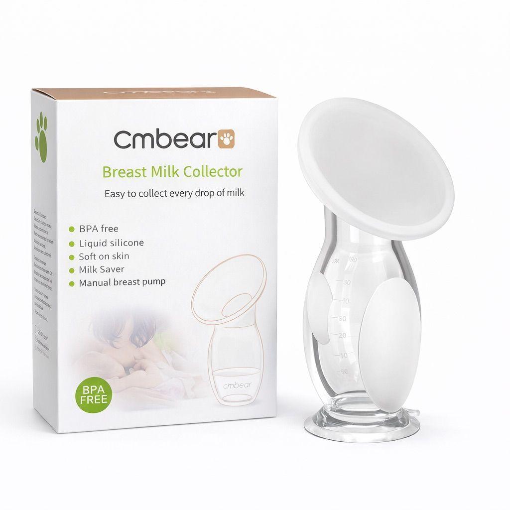 Recolector de Leche Materna CMBEAR Extractor Manual Silicona-1