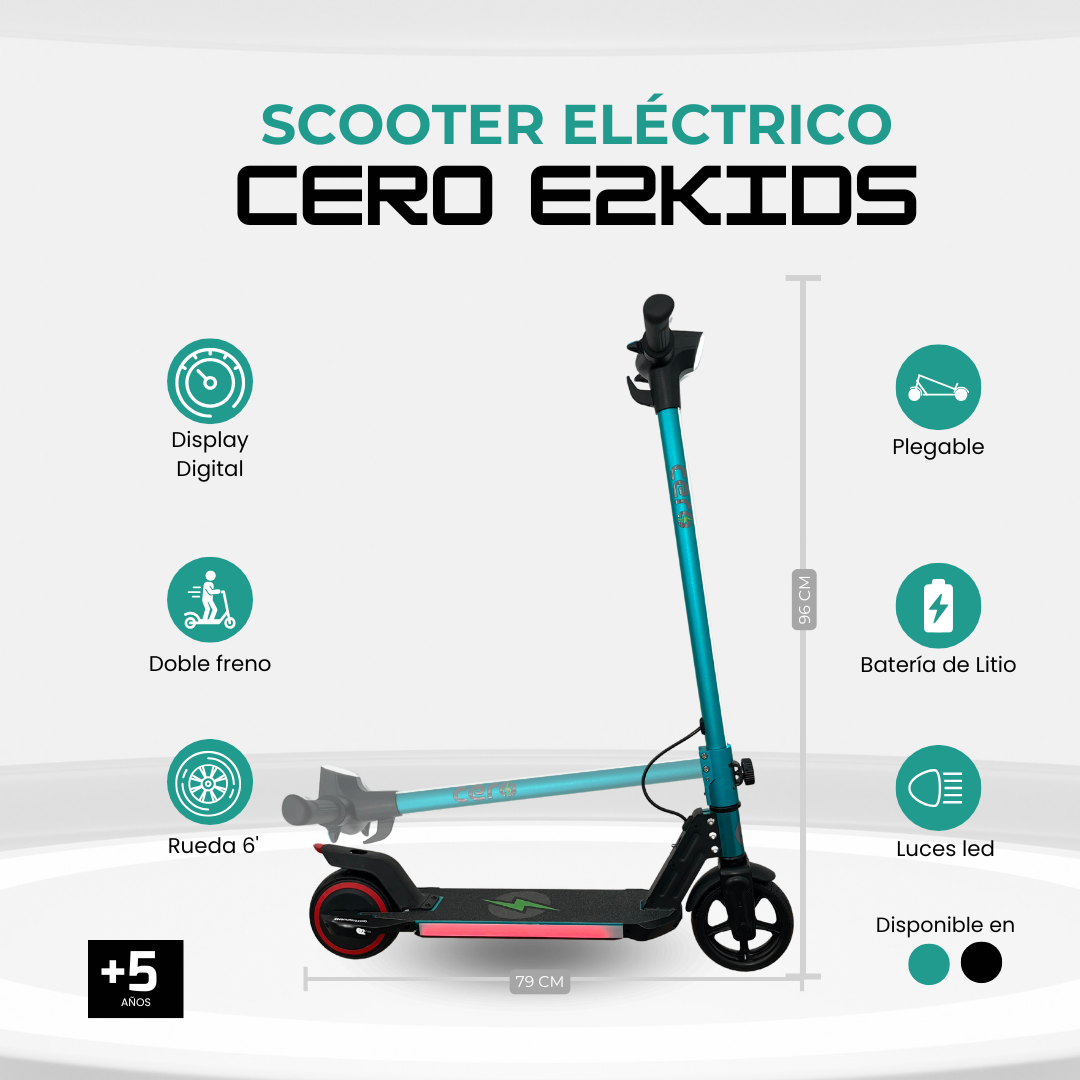 Scooter Eléctrico Cero E2Kids-6